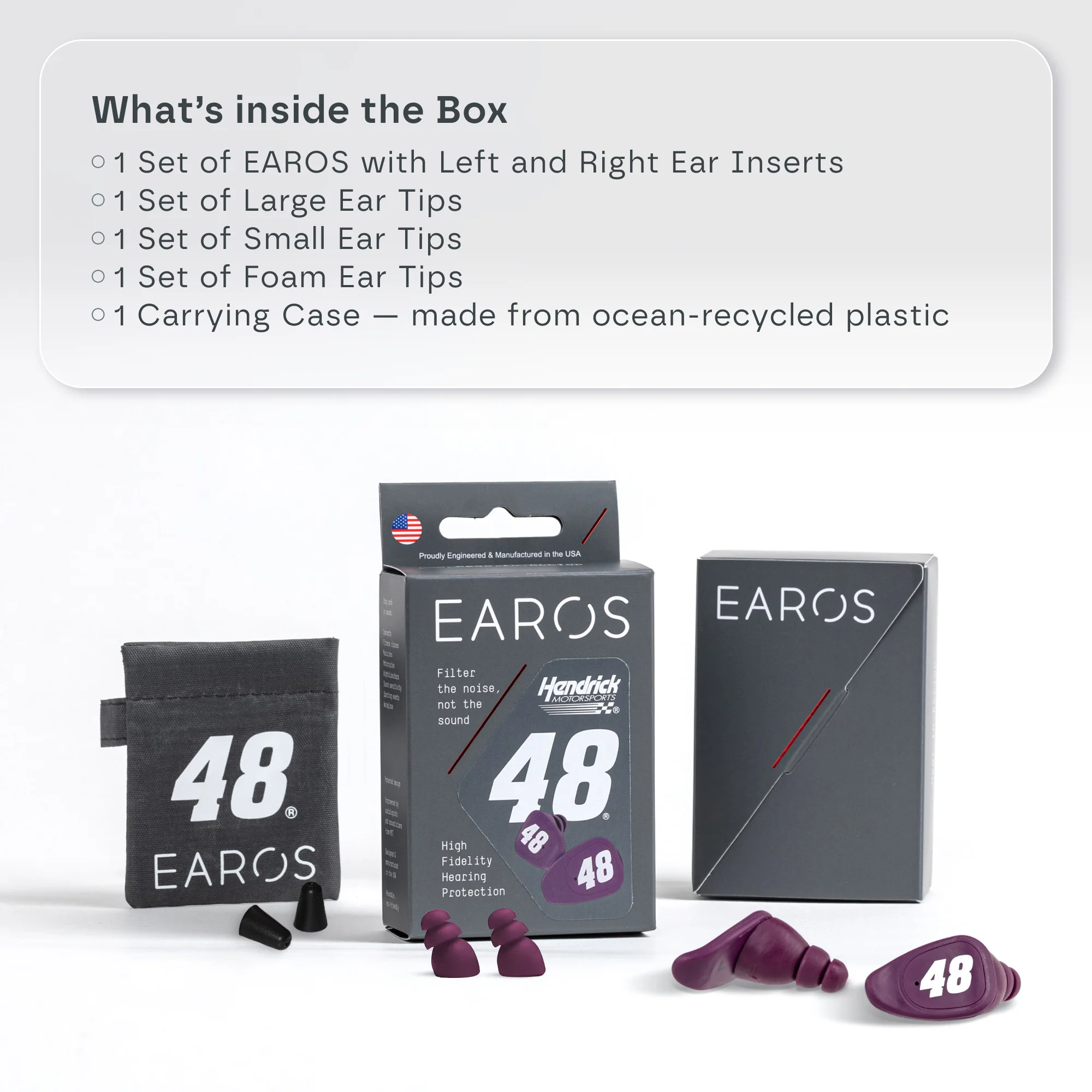Alex Bowman #48 EAROS SPORT State of the Art Noise Reduction Ear Plugs - Sale - Image 3