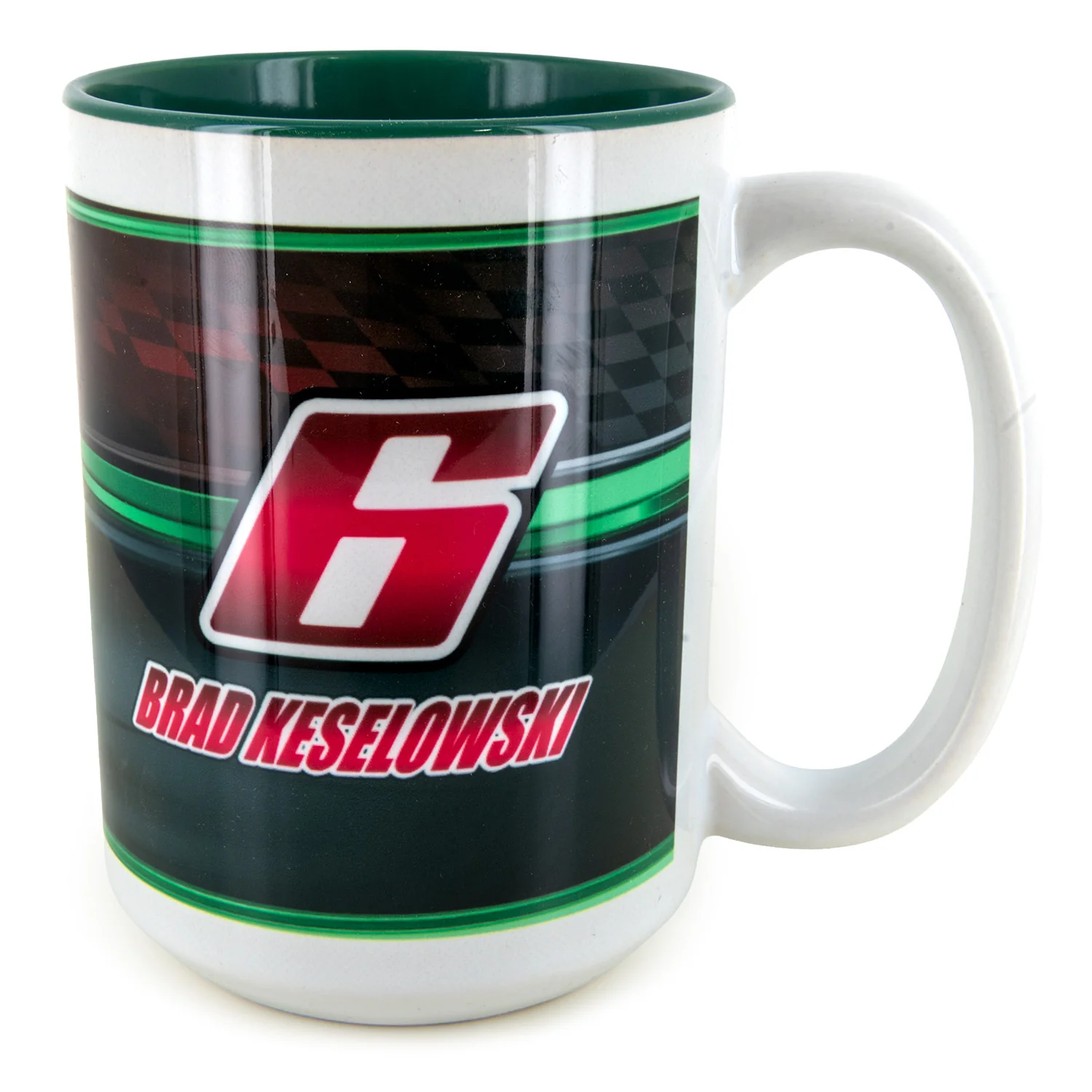 Brad Keselowski Castrol #6 Coffee Mug 15oz With Color Interior - Image 2