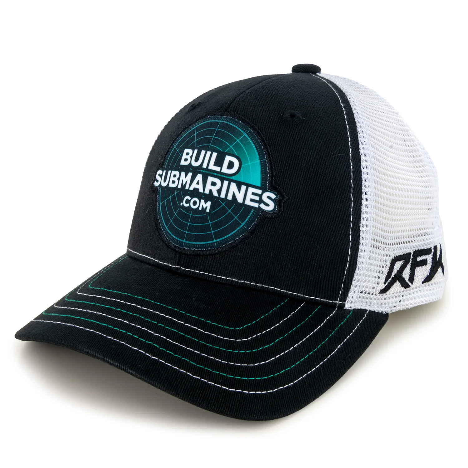 Brad Keselowski BuildSubmarines Sponsor Mesh Hat Black/White