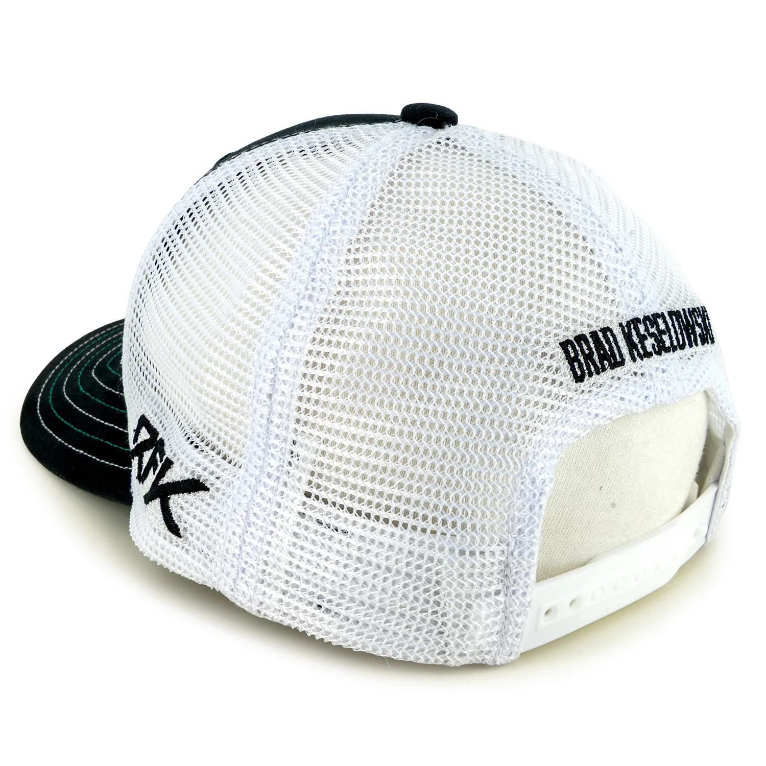 Brad Keselowski BuildSubmarines Sponsor Mesh Hat Black/White - Image 4