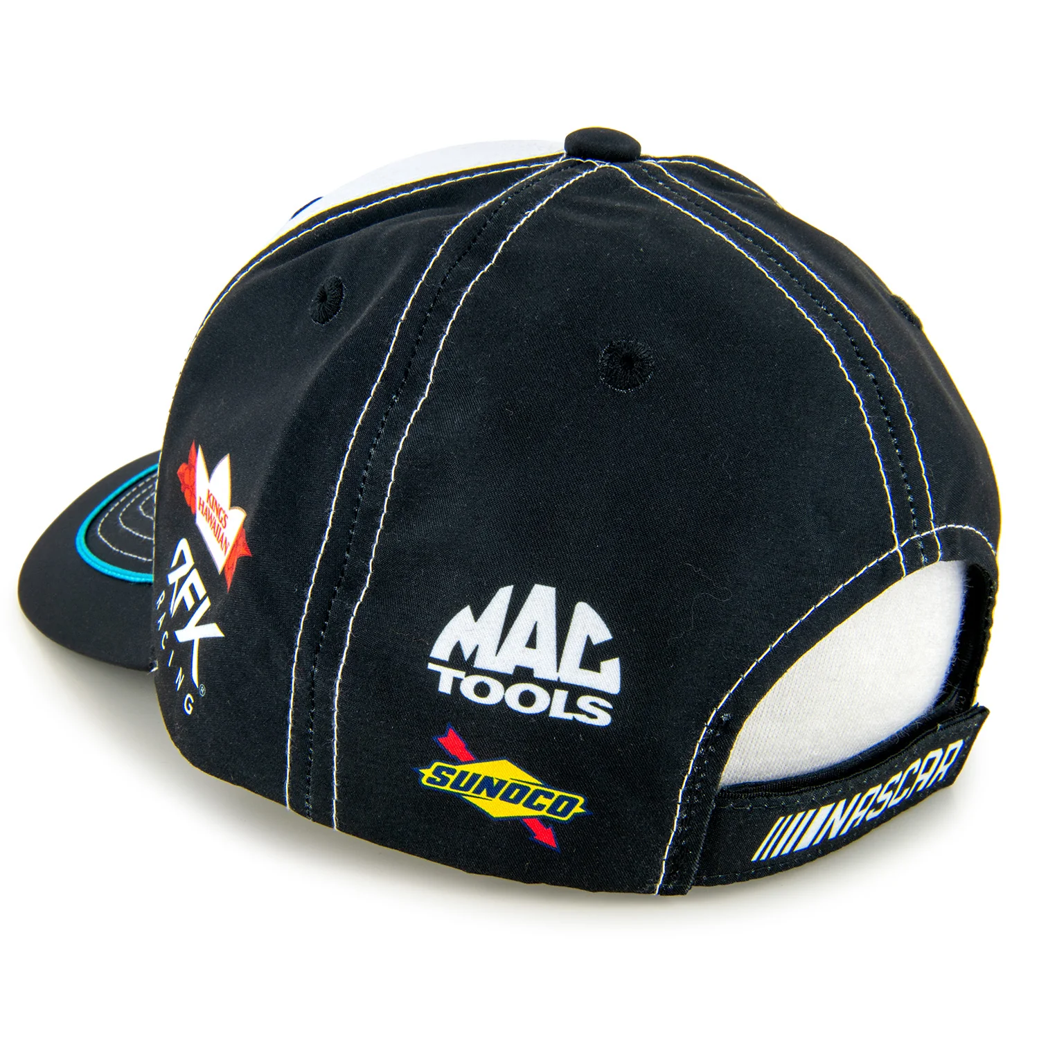 Brad Keselowski BuildSubmarines Uniform Pit Hat Black/White - Image 4