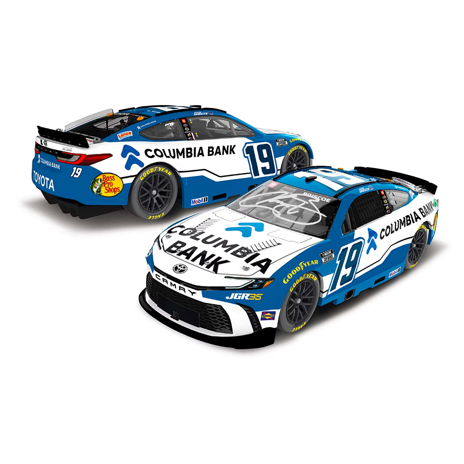 Chase Briscoe Autographed Columbia Bank 1:24 Standard 2026 Diecast Car Preorder - Currently Projected September