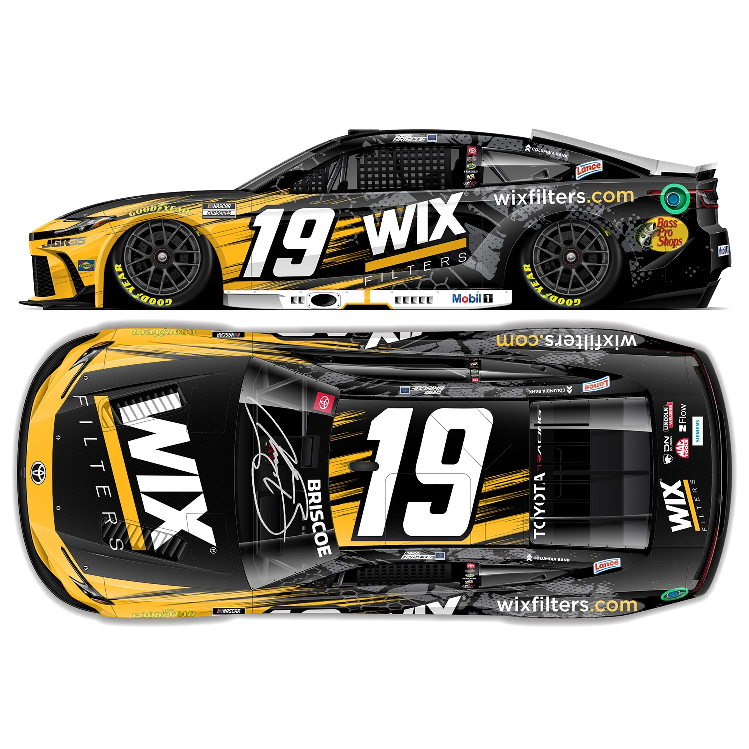 Chase Briscoe Autographed WIX Filters 1:24 Standard 2026 Diecast Car Preorder - Currently Projected October - Image 2