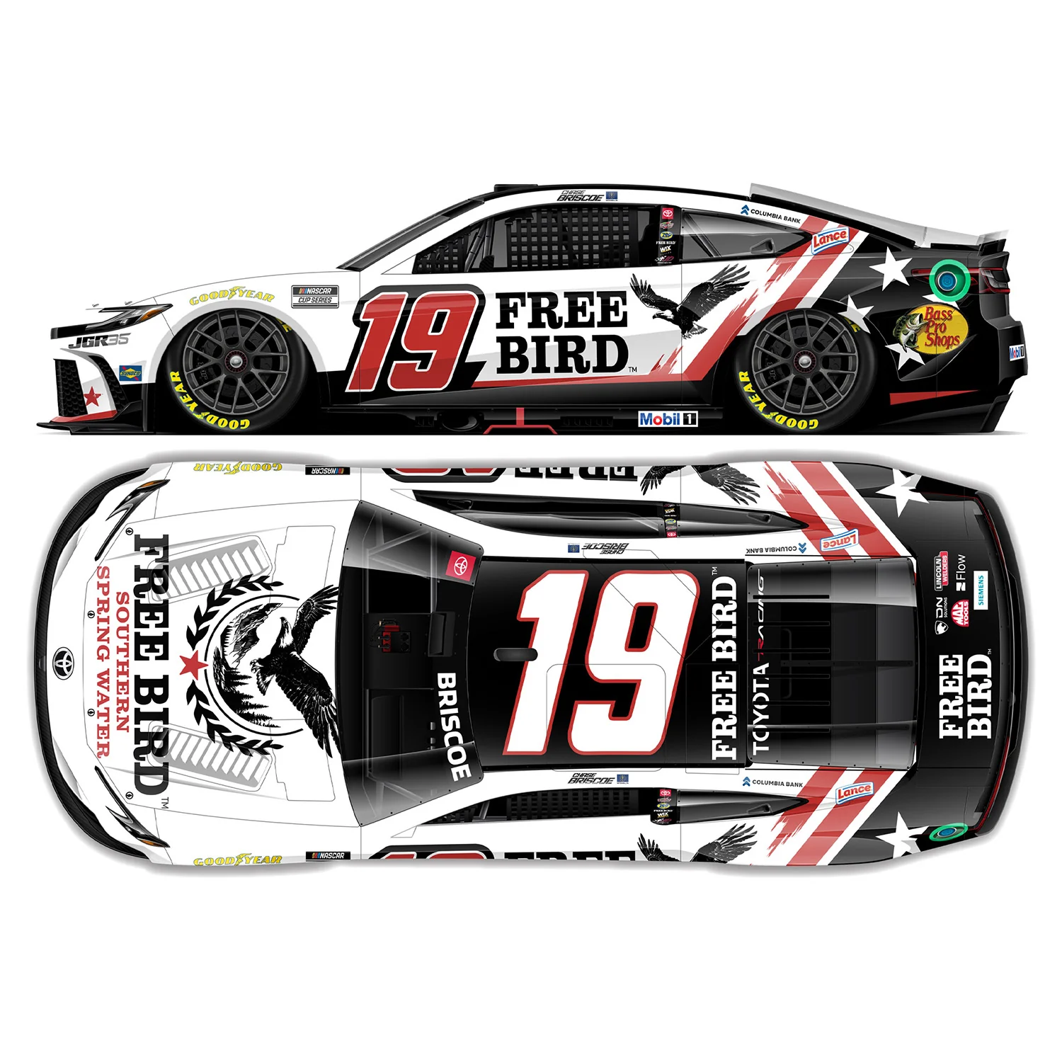Chase Briscoe Free Bird 1:64 2026 Diecast Car Preorder - Currently Projected August - Image 2