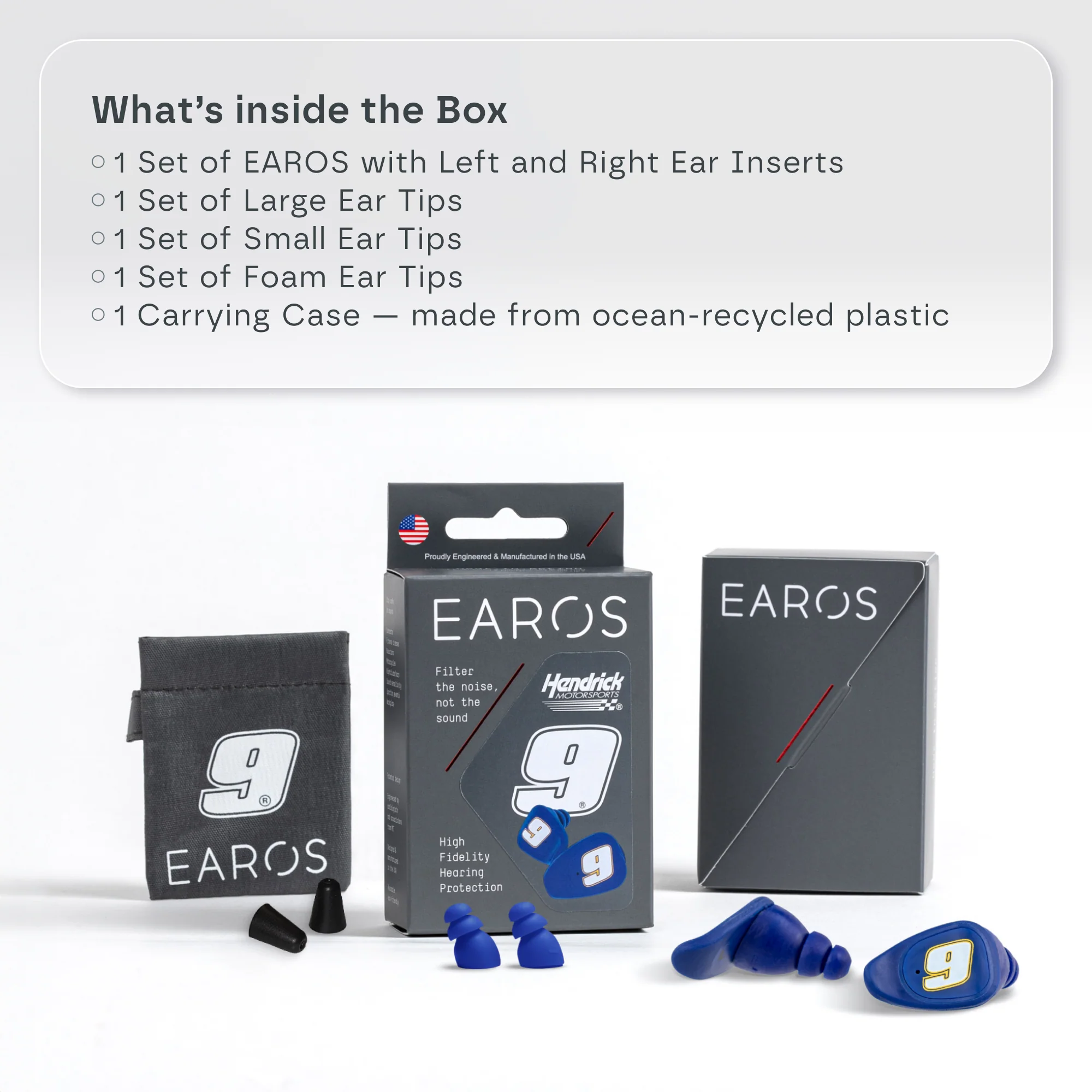 Chase Elliott #9 EAROS SPORT State of the Art Noise Reduction Ear Plugs - Sale - Image 3