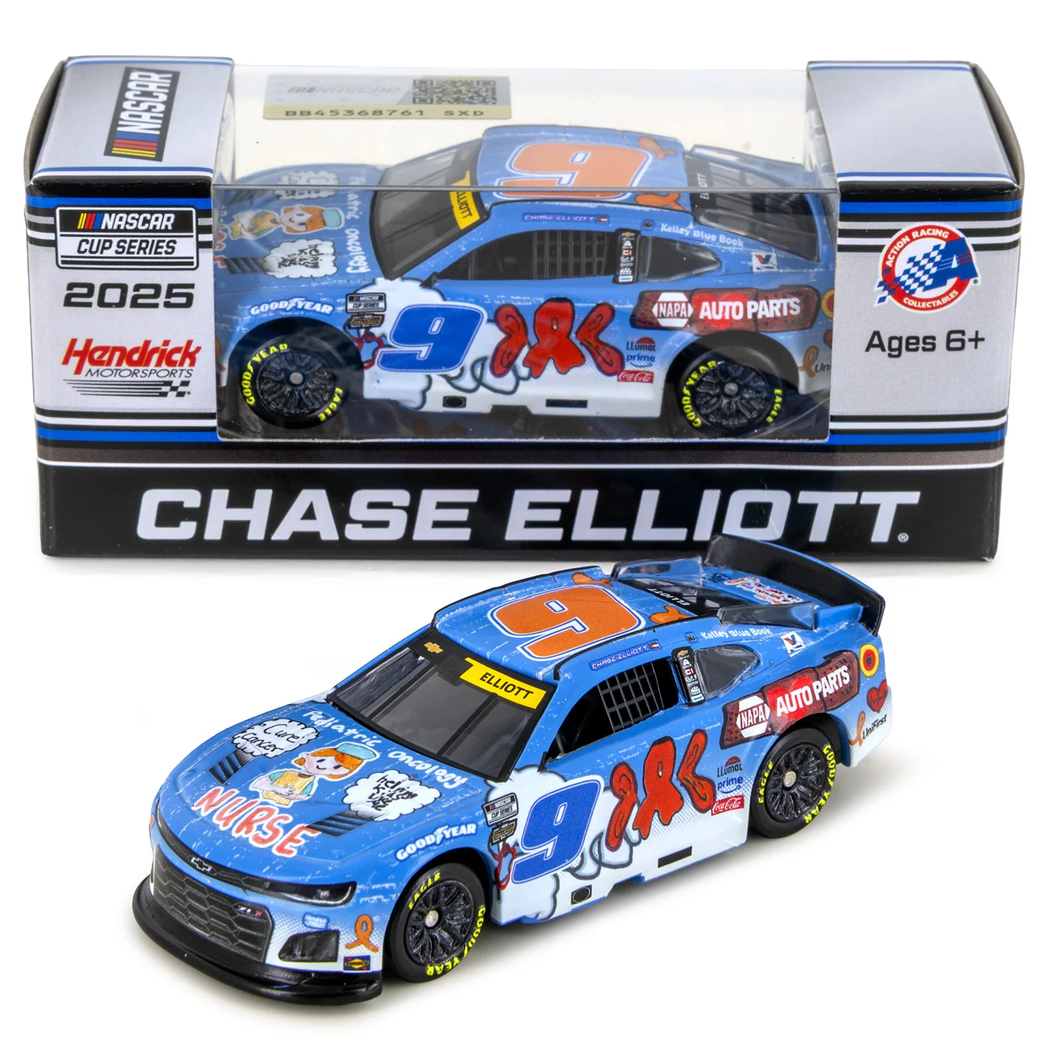 Chase Elliott NAPA Desi9n to Drive 1:64 2025 Diecast Car