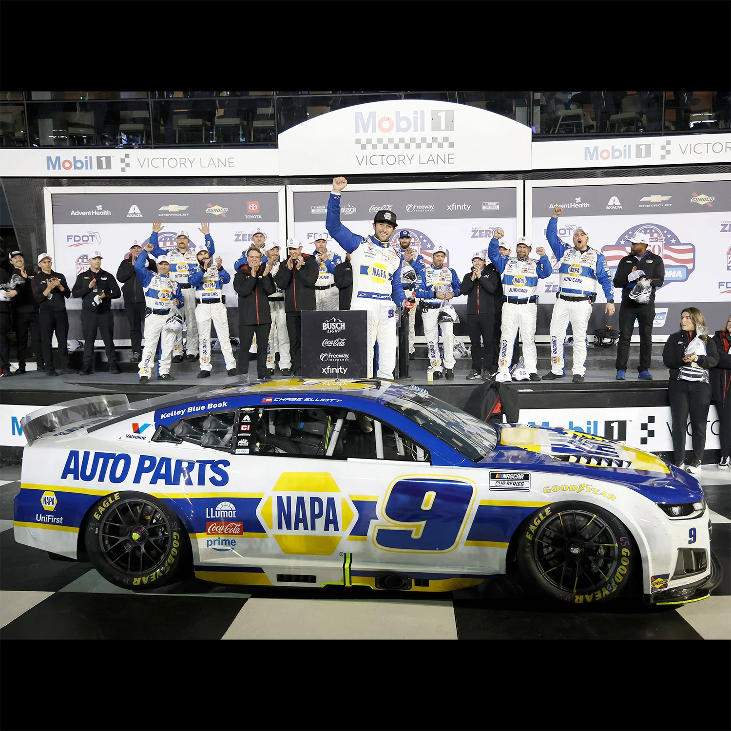 Chase Elliott Daytona Duel 2 Race Win 1:64 Standard 2026 Diecast Chassis Car Preorder - Currently Projected September - Image 2