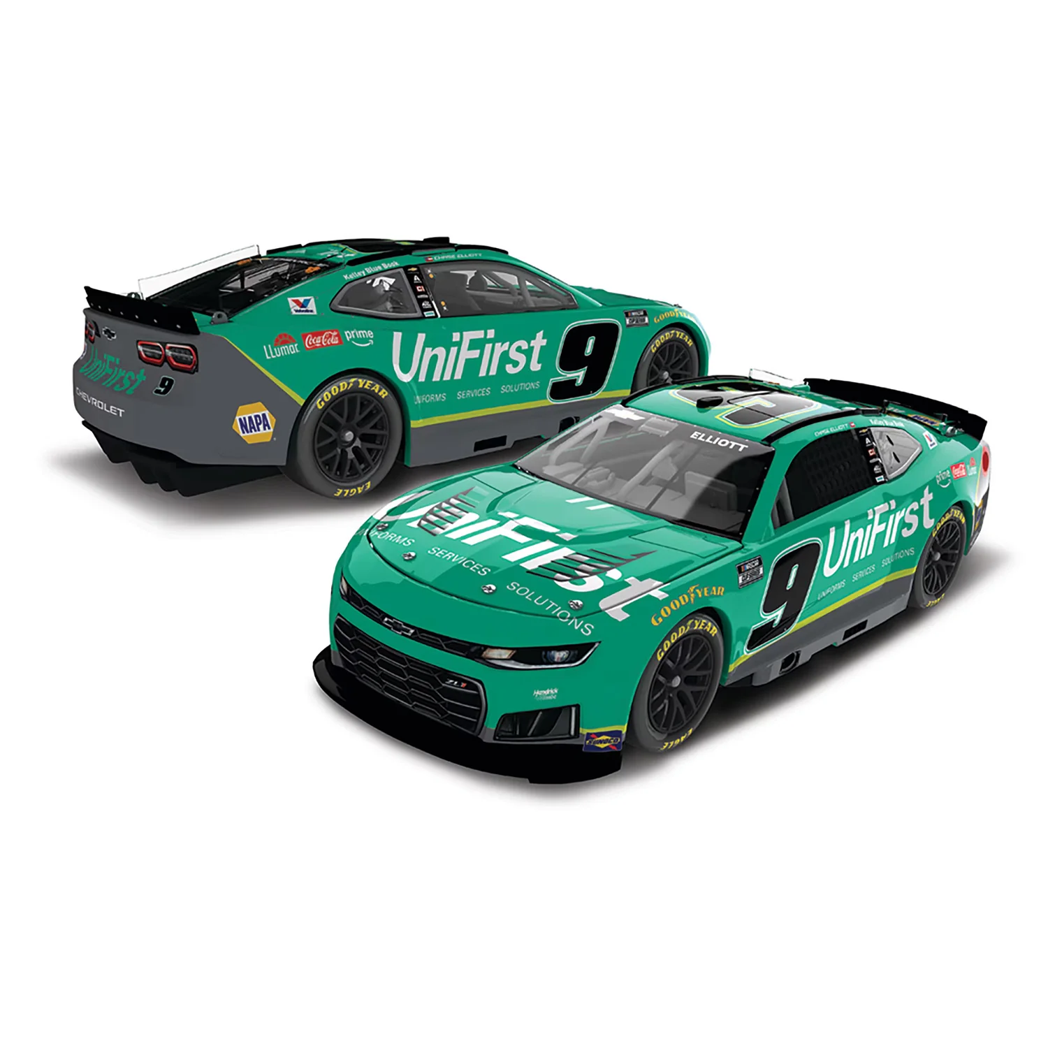 Chase Elliott UniFirst 1:24 Standard 2026 Diecast Car Preorder - Currently Projected July