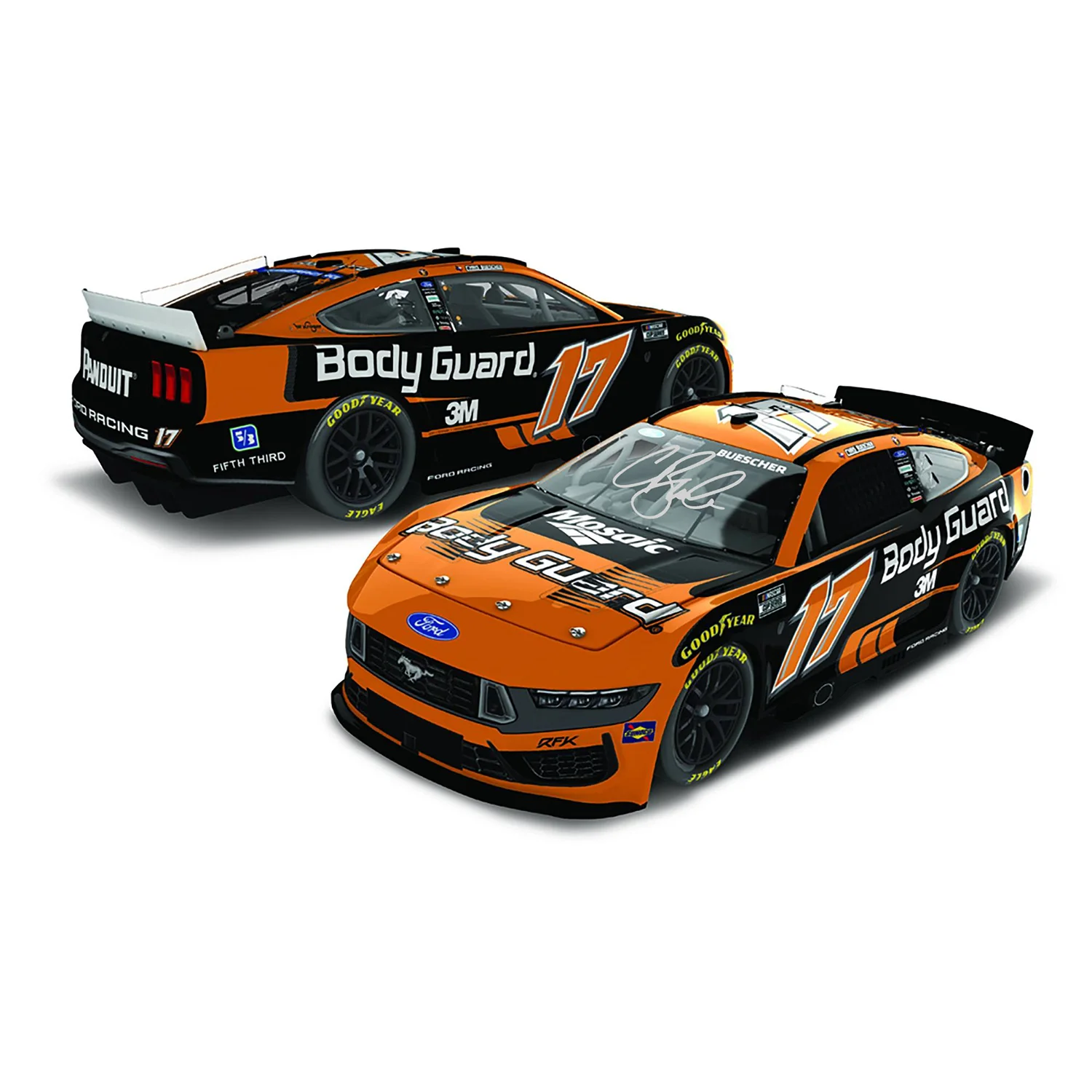 Chris Buescher Autographed Body Guard Greg Biffle Tribute 1:24 Standard 2026 Diecast Car Preorder - Currently Projected September