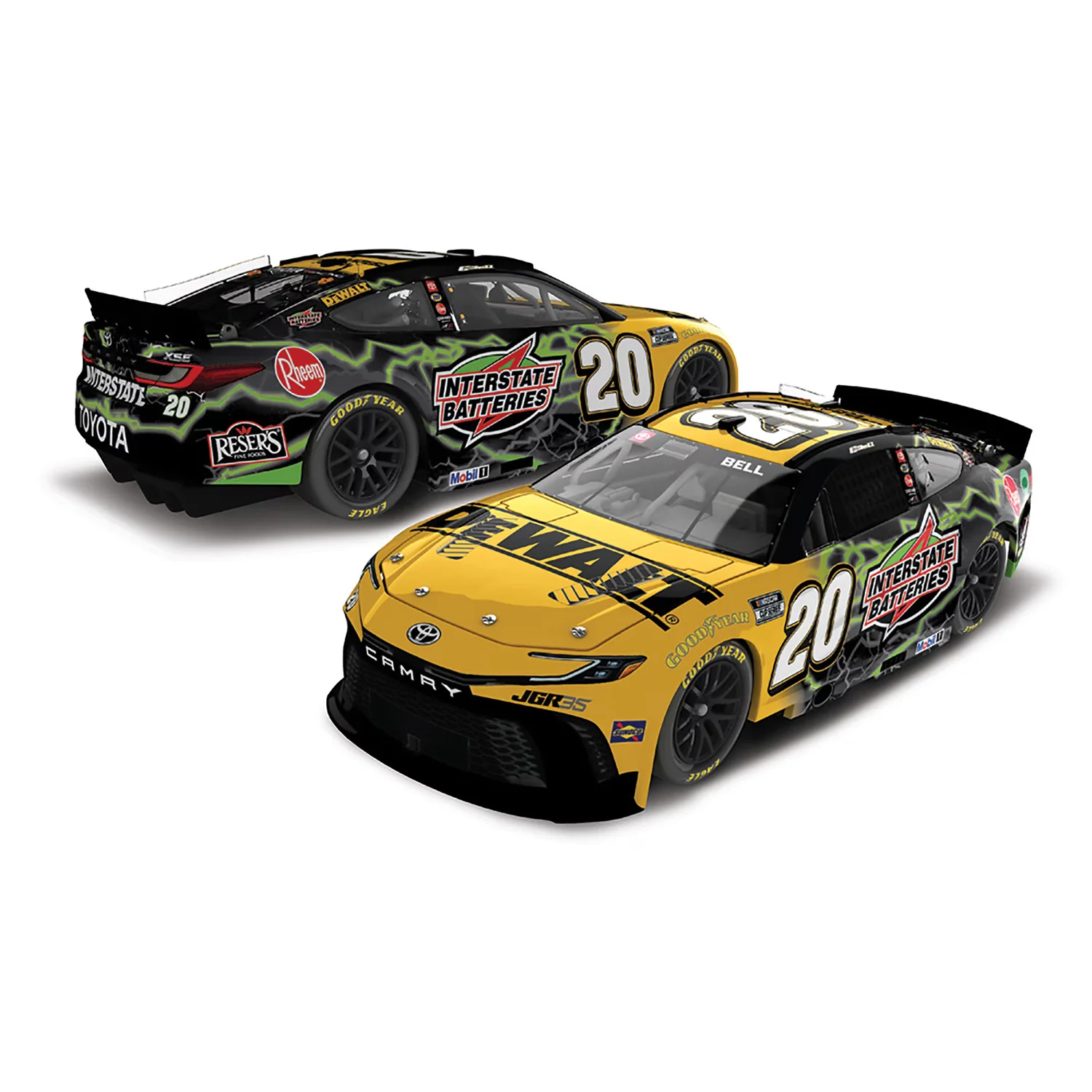 Christopher Bell ELITE DeWalt / Interstate Batteries 1:24 2026 Diecast Car Preorder - Currently Projected August