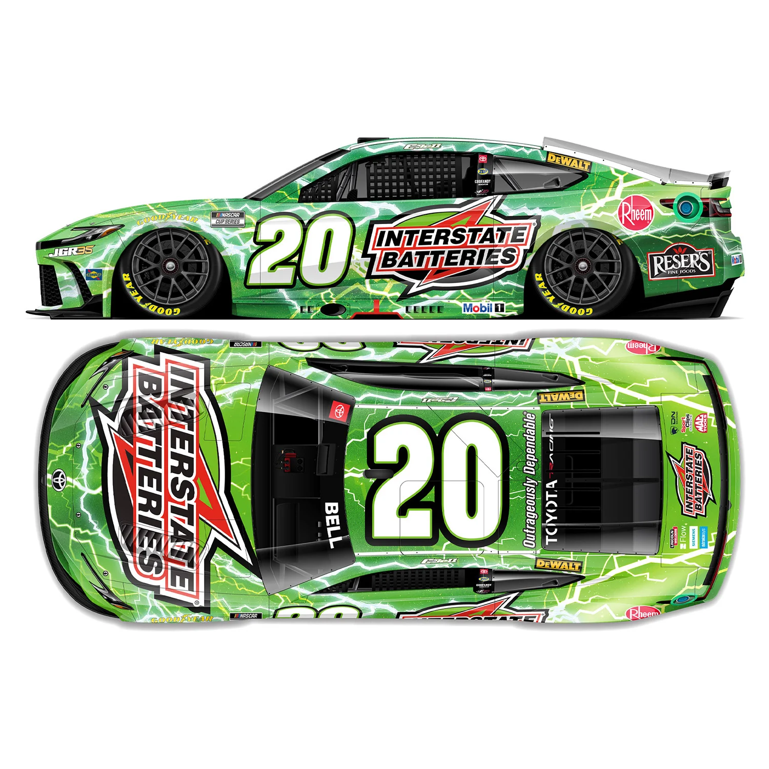 Christopher Bell Interstate Batteries 1:64 2026 Diecast Car Preorder - Currently Projected October - Image 2