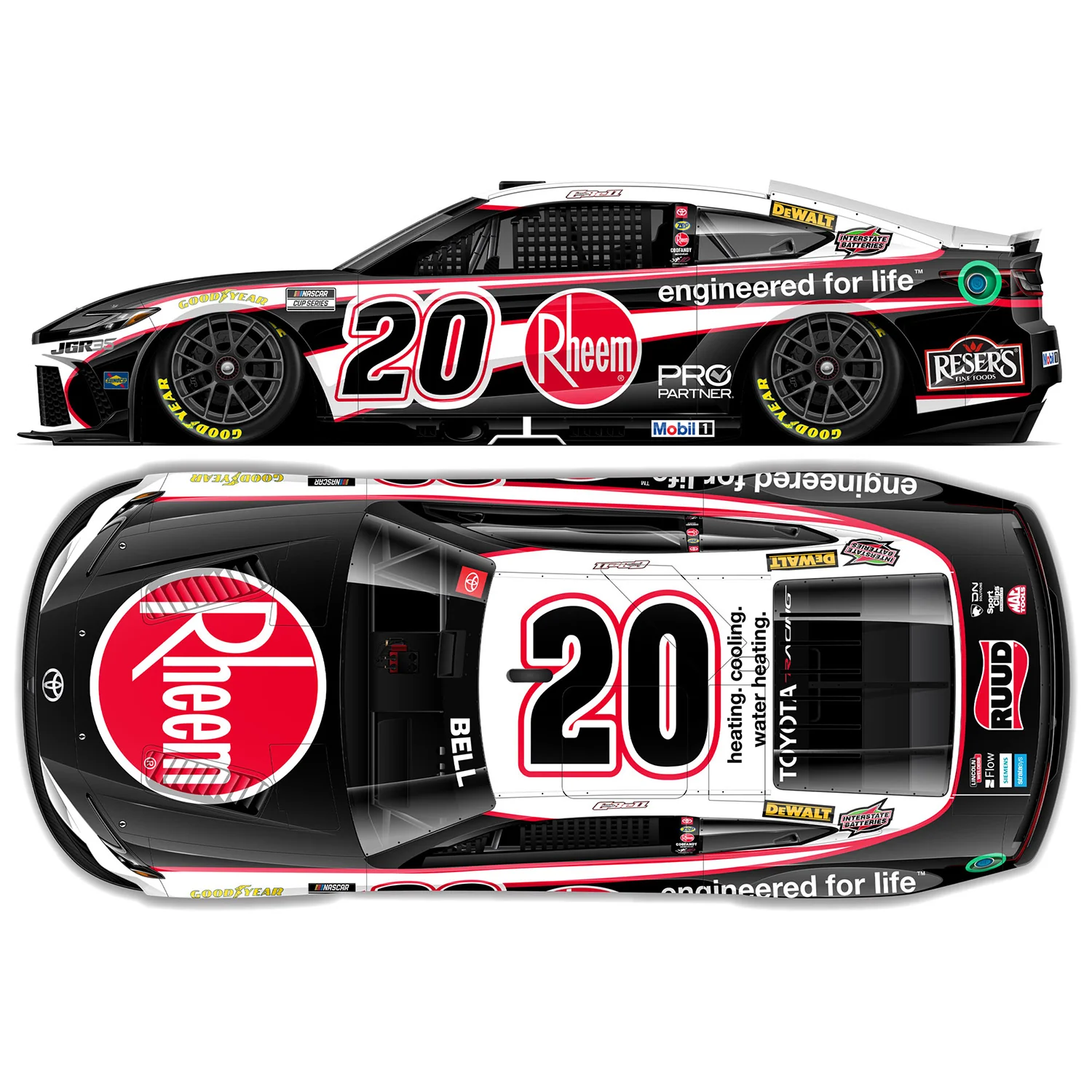 Christopher Bell Rheem 1:64 2026 Diecast Car Preorder - Currently Projected November