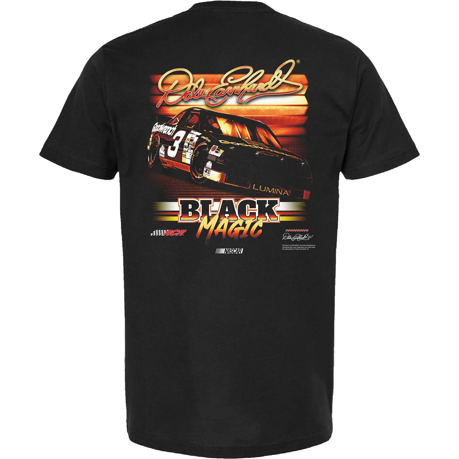 Dale Earnhardt 2026 Black Magic T-Shirt Black - Image 3