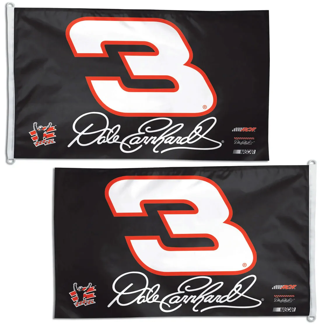 Dale Earnhardt Big #3 Deluxe 2-Sided 3x5 Flag