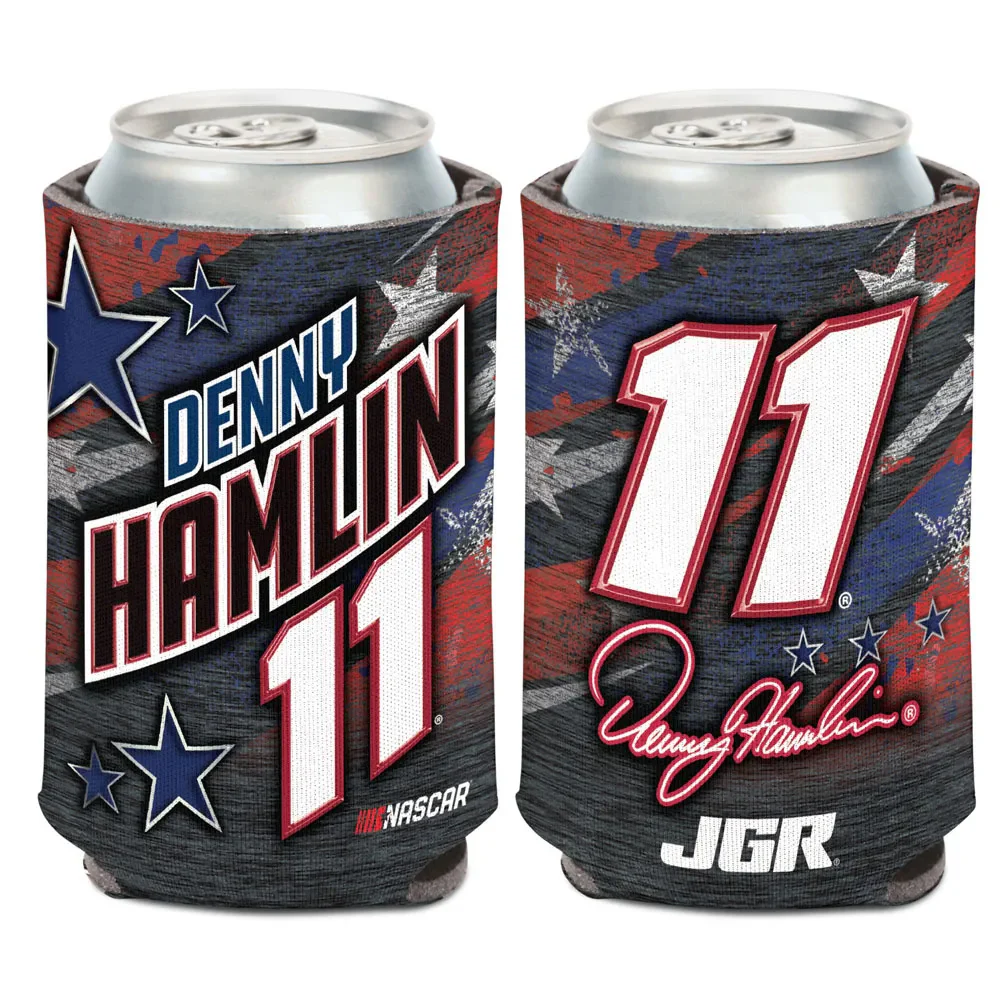 Denny Hamlin 2026 Patriotic #11 Can Hugger 12oz Cooler - Sale