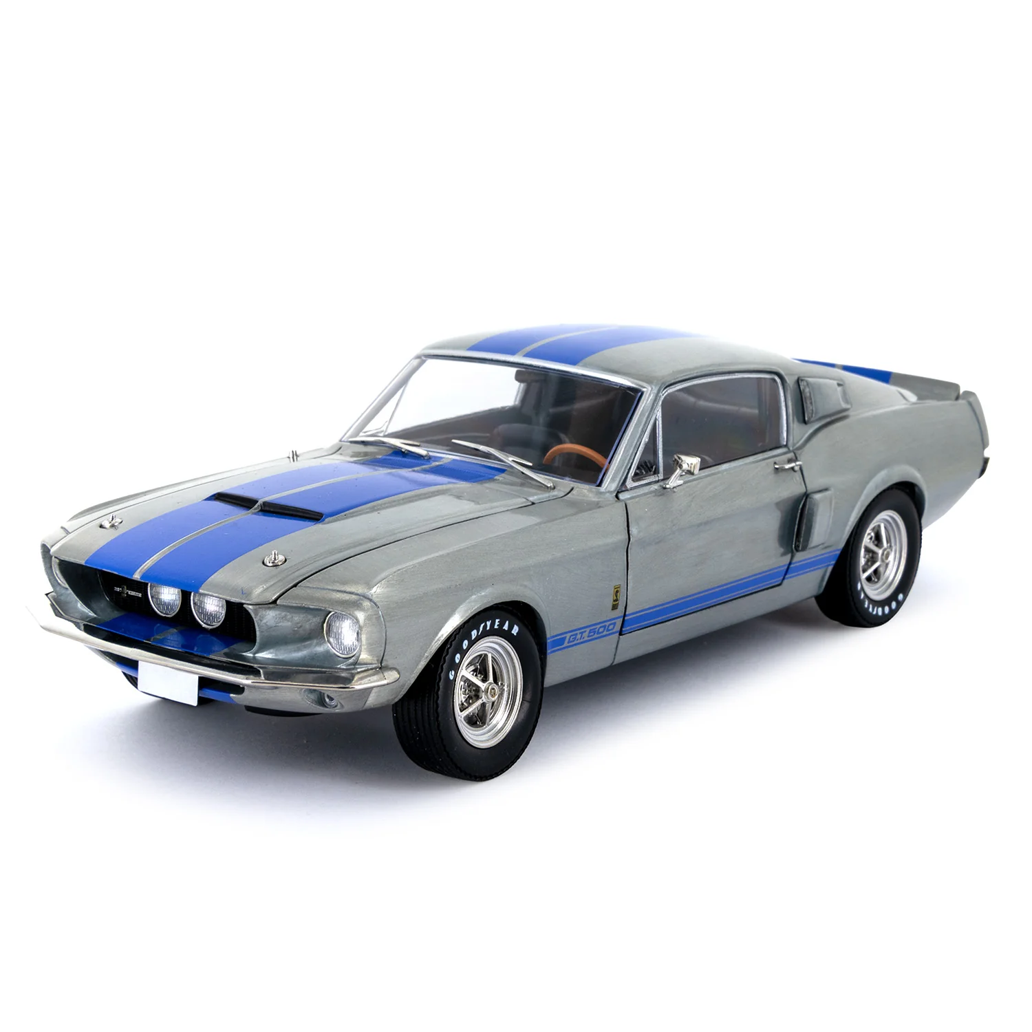 Greenlight 1:24 1967 Shelby GT-500 Mustang Cobra Raw Finish EXPO Exclusive