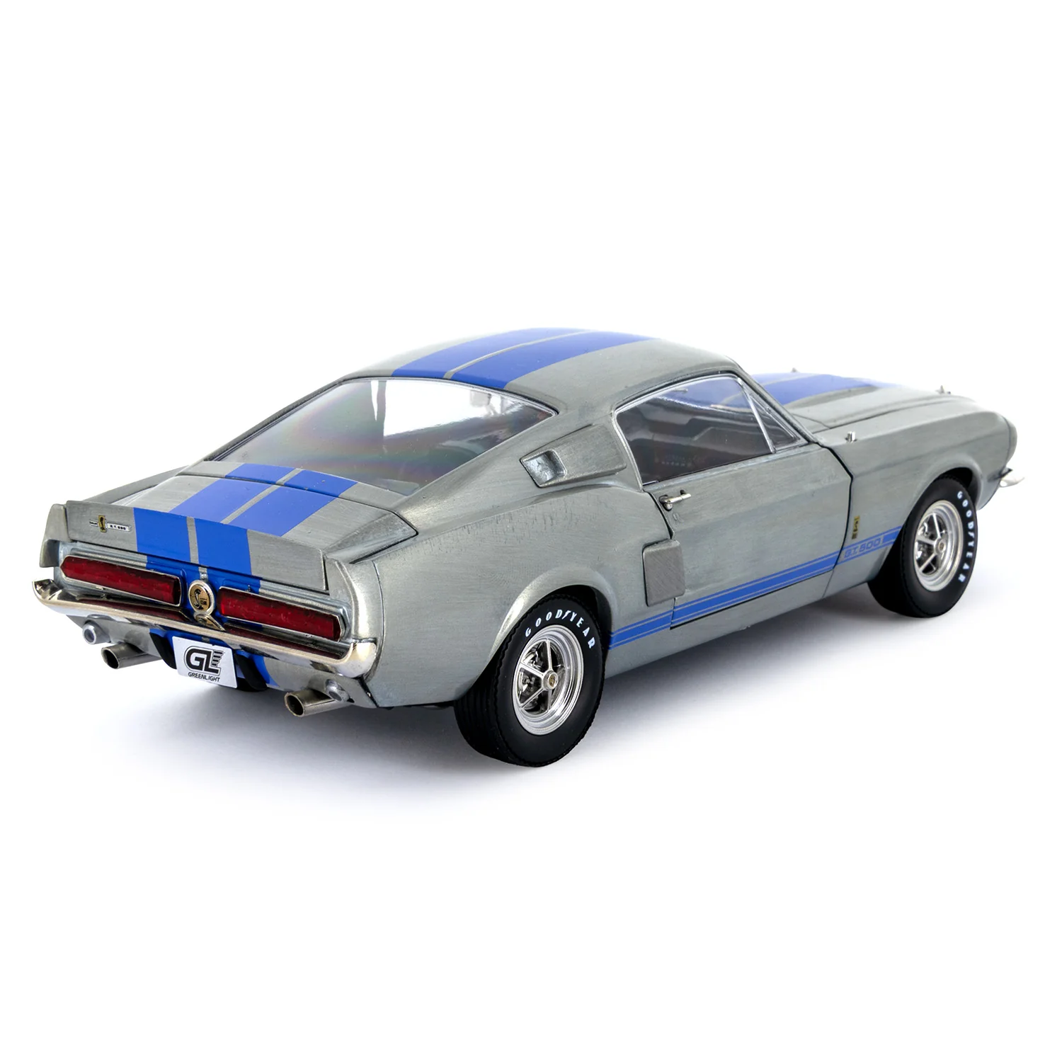 Greenlight 1:24 1967 Shelby GT-500 Mustang Cobra Raw Finish EXPO Exclusive - Image 3