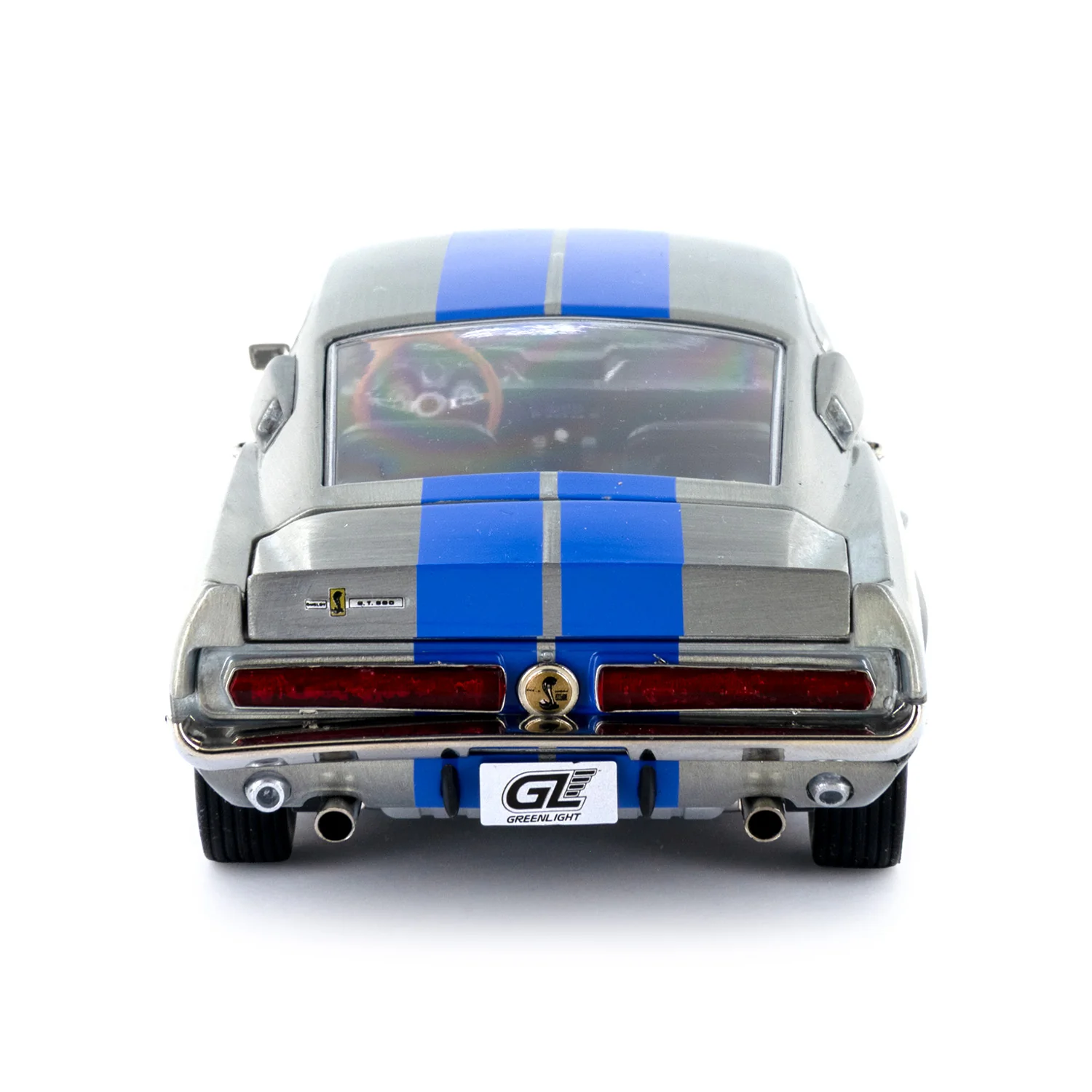 Greenlight 1:24 1967 Shelby GT-500 Mustang Cobra Raw Finish EXPO Exclusive - Image 4