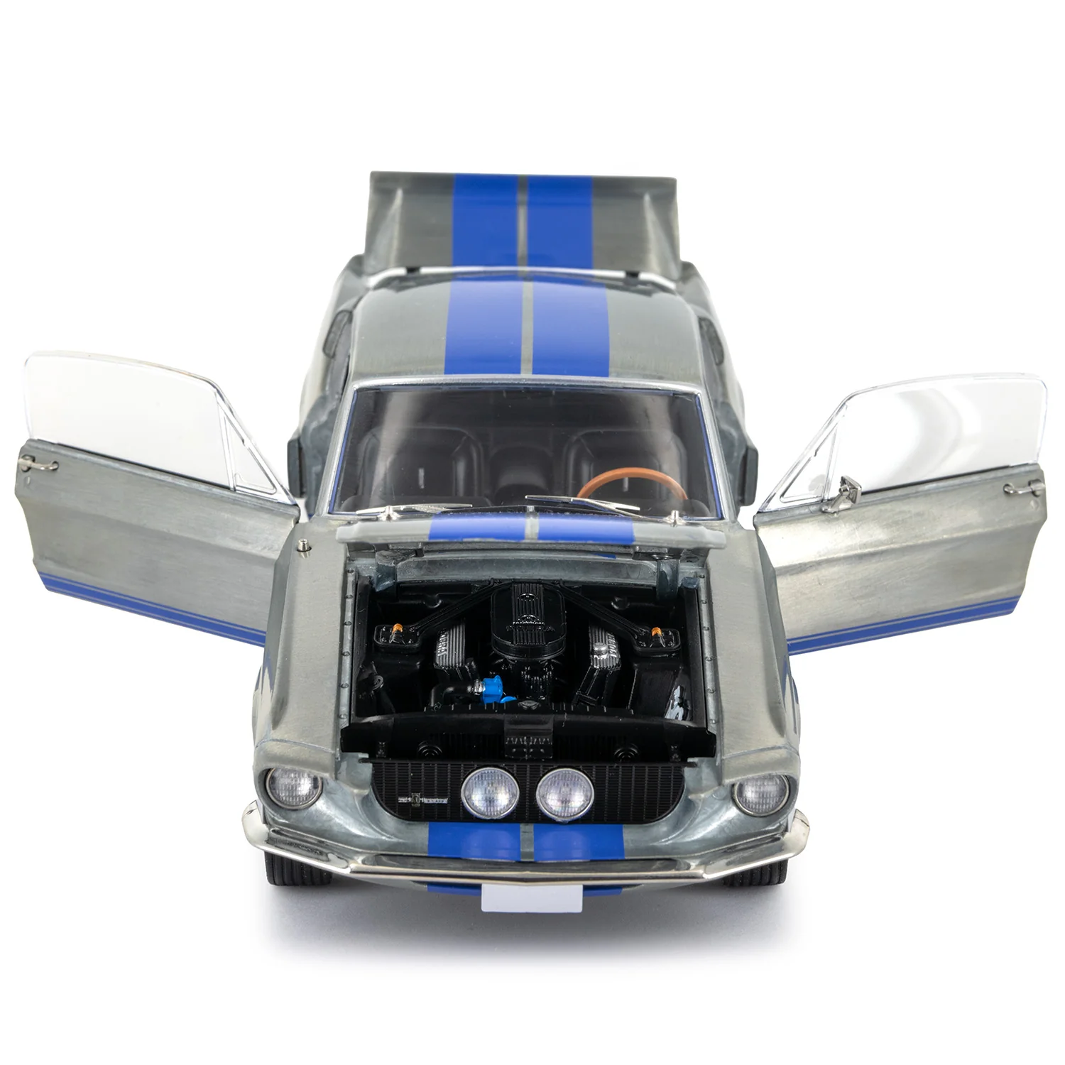 Greenlight 1:24 1967 Shelby GT-500 Mustang Cobra Raw Finish EXPO Exclusive - Image 7