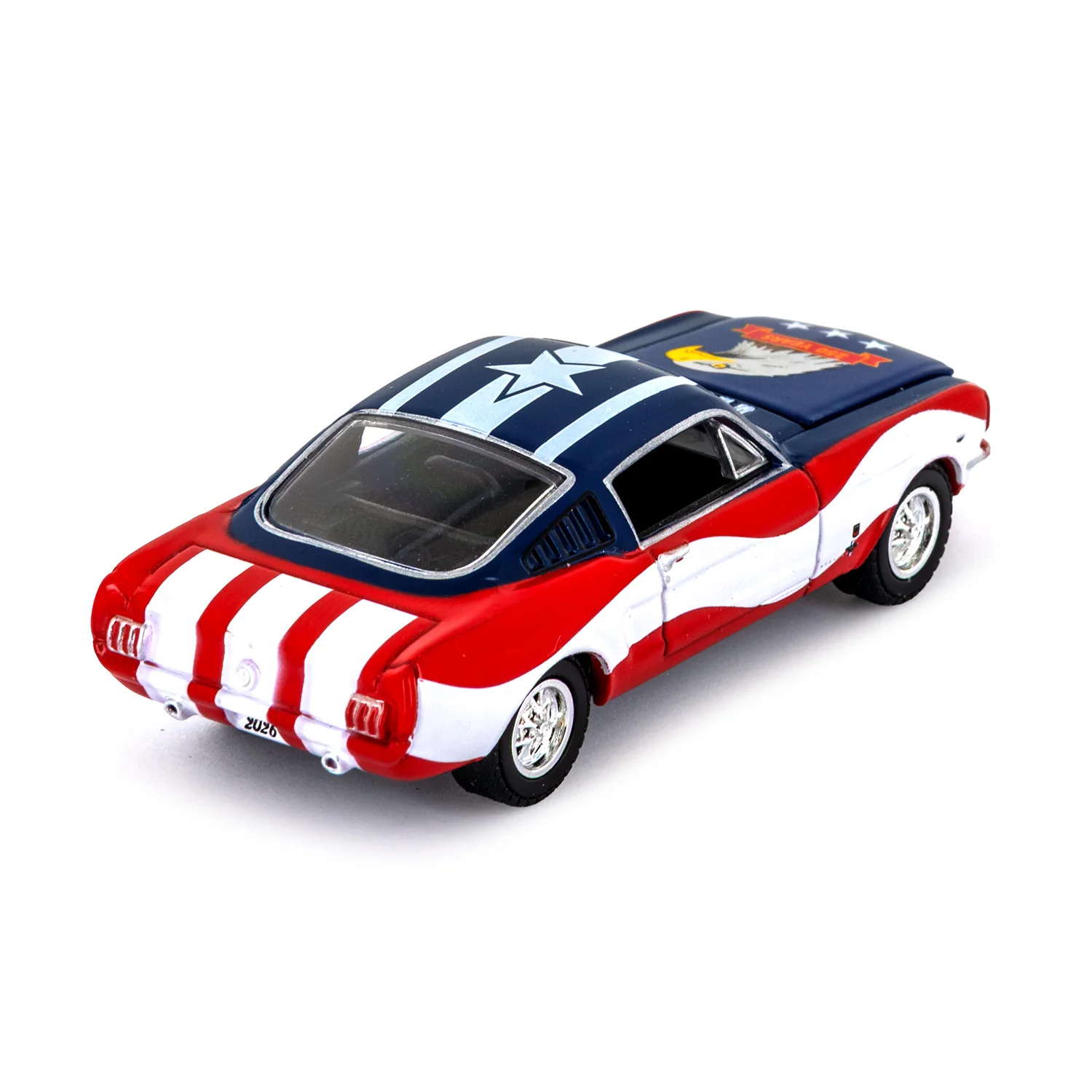 Greenlight Collectibles "250 Years of Freedom" 1965 Ford Mustang 1:64 Diecast - Hobby Exclusive - Only 1,776 Produced - Image 5