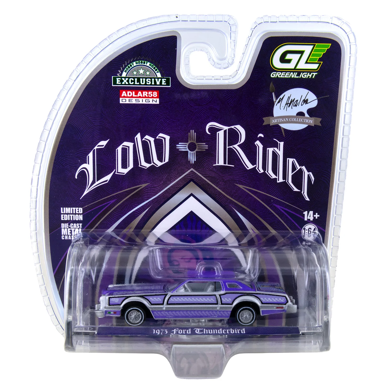Greenlight 1:64 1973 Ford Thunderbird Lowrider – Michael Heralda Special Edition (Hobby Exclusive)