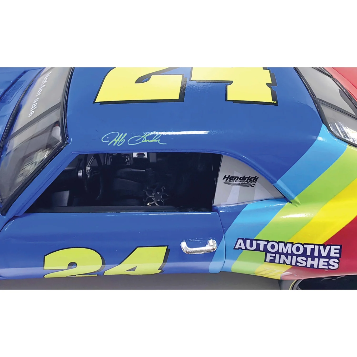 Greenlight Jeff Gordon First HMS Win (Charlotte 1994) Tribute 1:18 Standard 1969 Camaro Diecast Car - Image 3