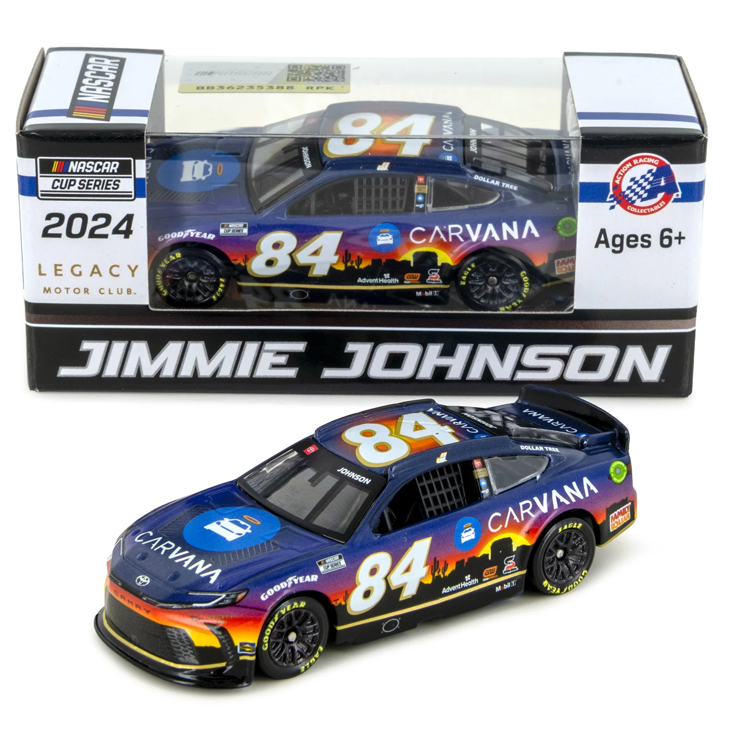 Jimmie Johnson Carvana Desert 1:64 Standard 2024 Diecast Car