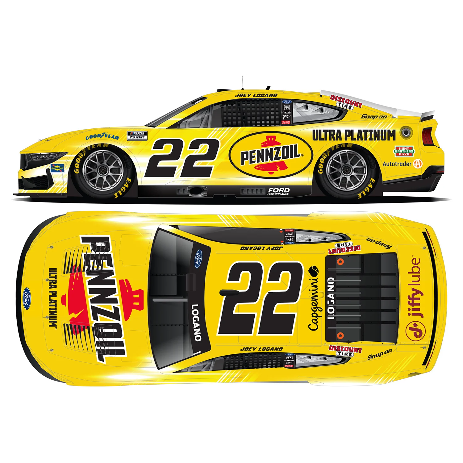 Joey Logano Pennzoil 1:64 2025 Diecast Car - Image 3