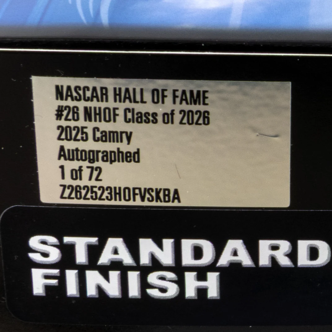 Kurt Busch Autographed NASCAR Hall of Fame Class of 2026 1:24 Standard 2026 Diecast Car - Image 3