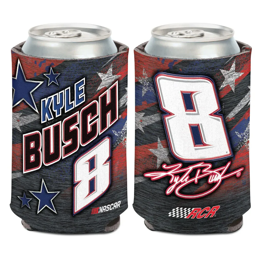Kyle Busch 2026 Patriotic #8 Can Hugger 12oz Cooler - Sale