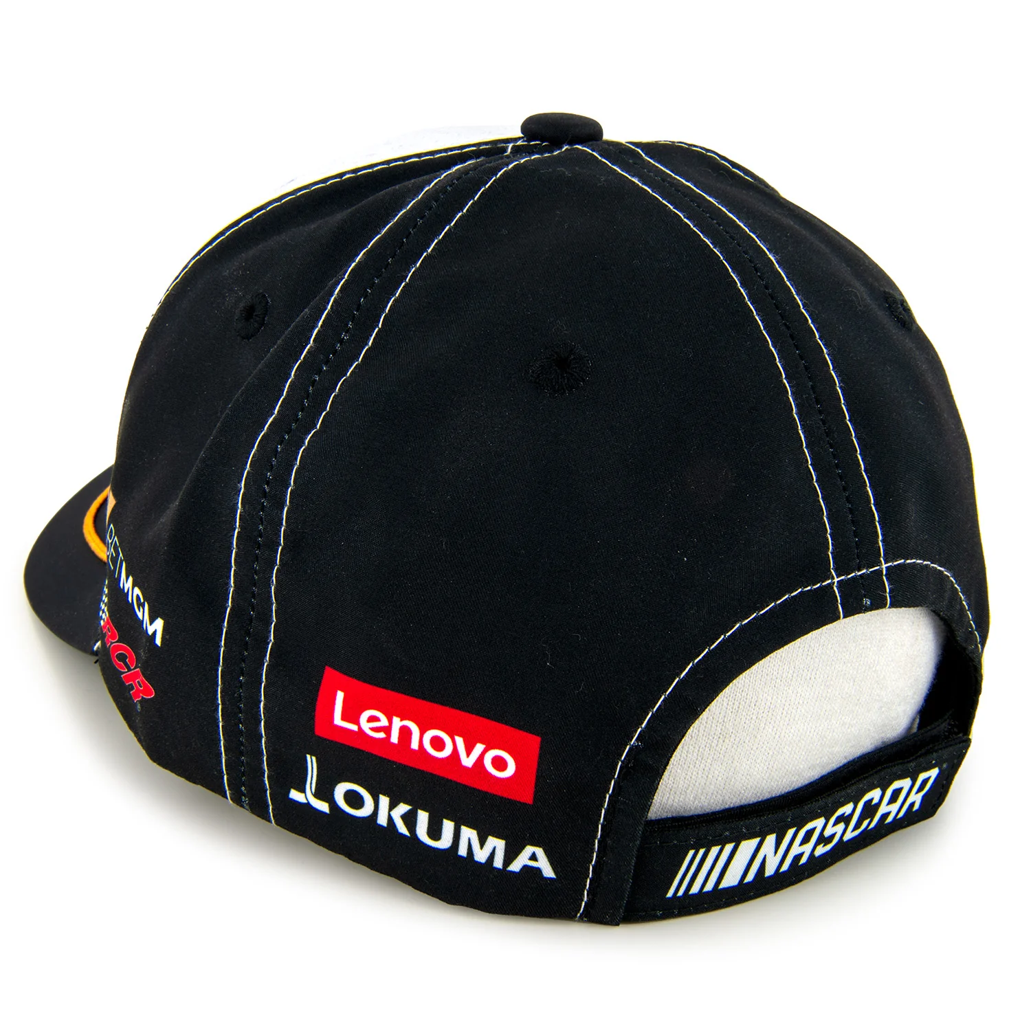 Kyle Busch Cheddar's Uniform Pit Hat Black/White - Sale - Image 4