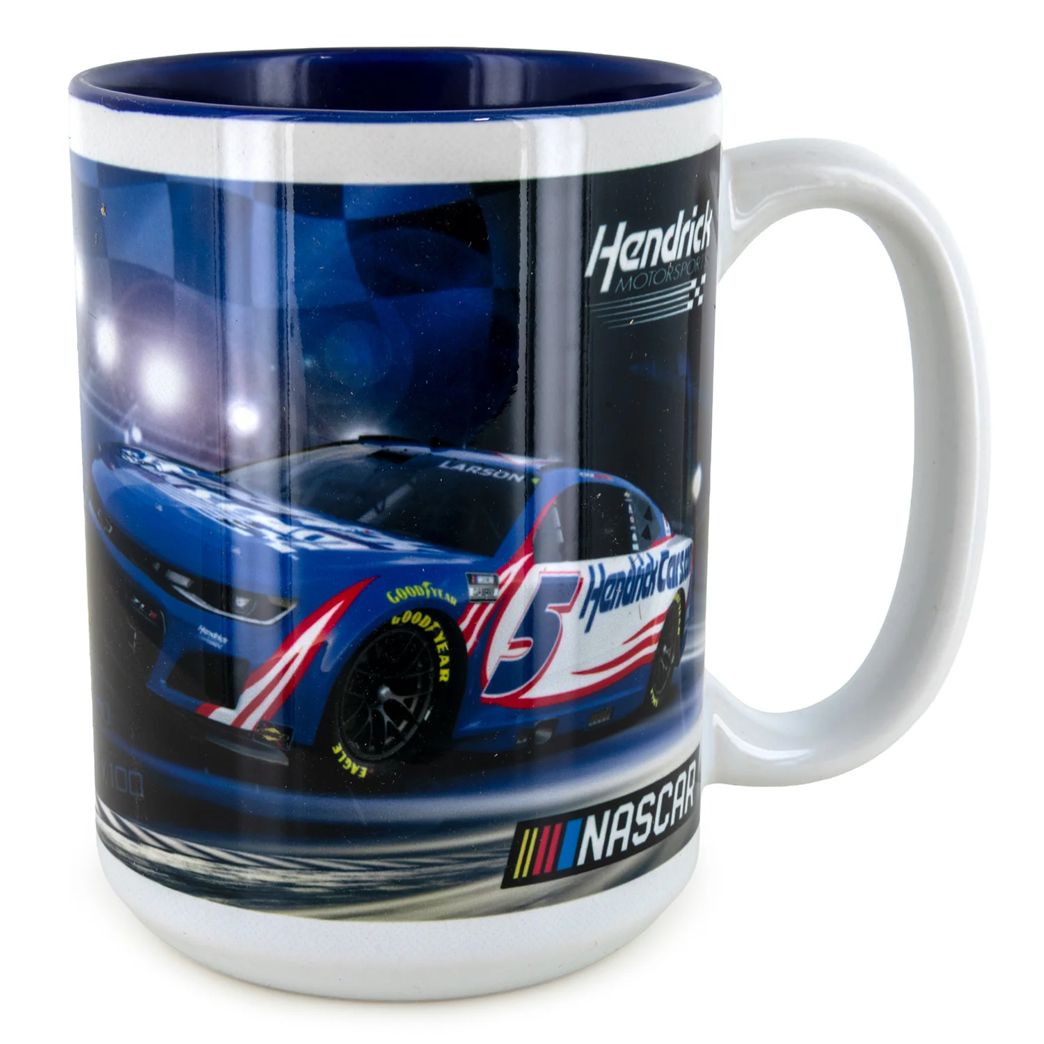Kyle Larson 2026 HendrickCars #5 Coffee Mug 15oz With Color Interior - Image 2
