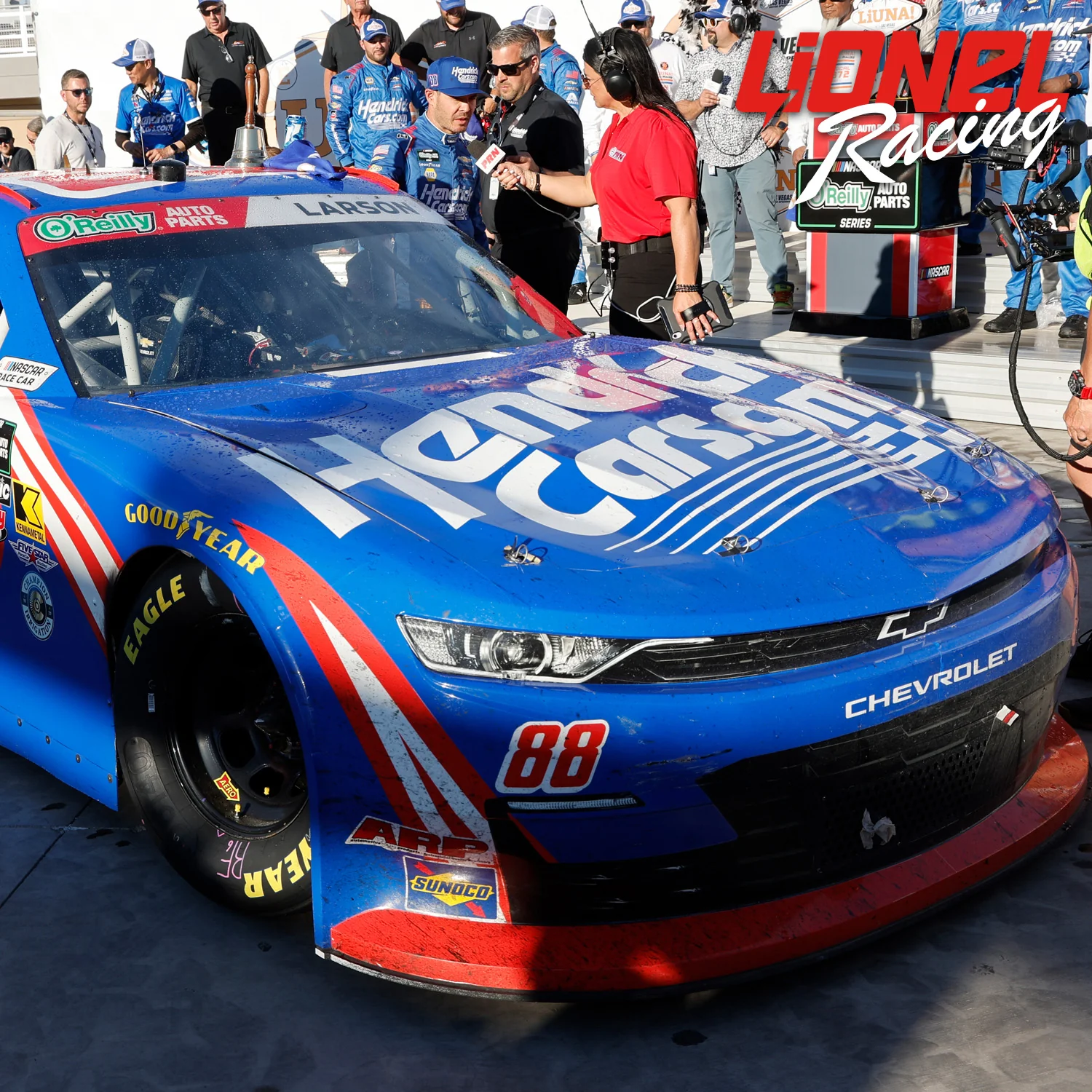 Kyle Larson 2026 Las Vegas NOAPS Race Win 1:24 Color Chrome 2026 Diecast Car Preorder - Currently Projected October - Image 3