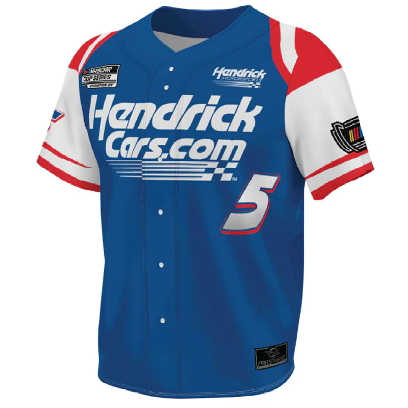 Kyle Larson HendrickCars #5 ProSphere Baseball Jersey - Image 2