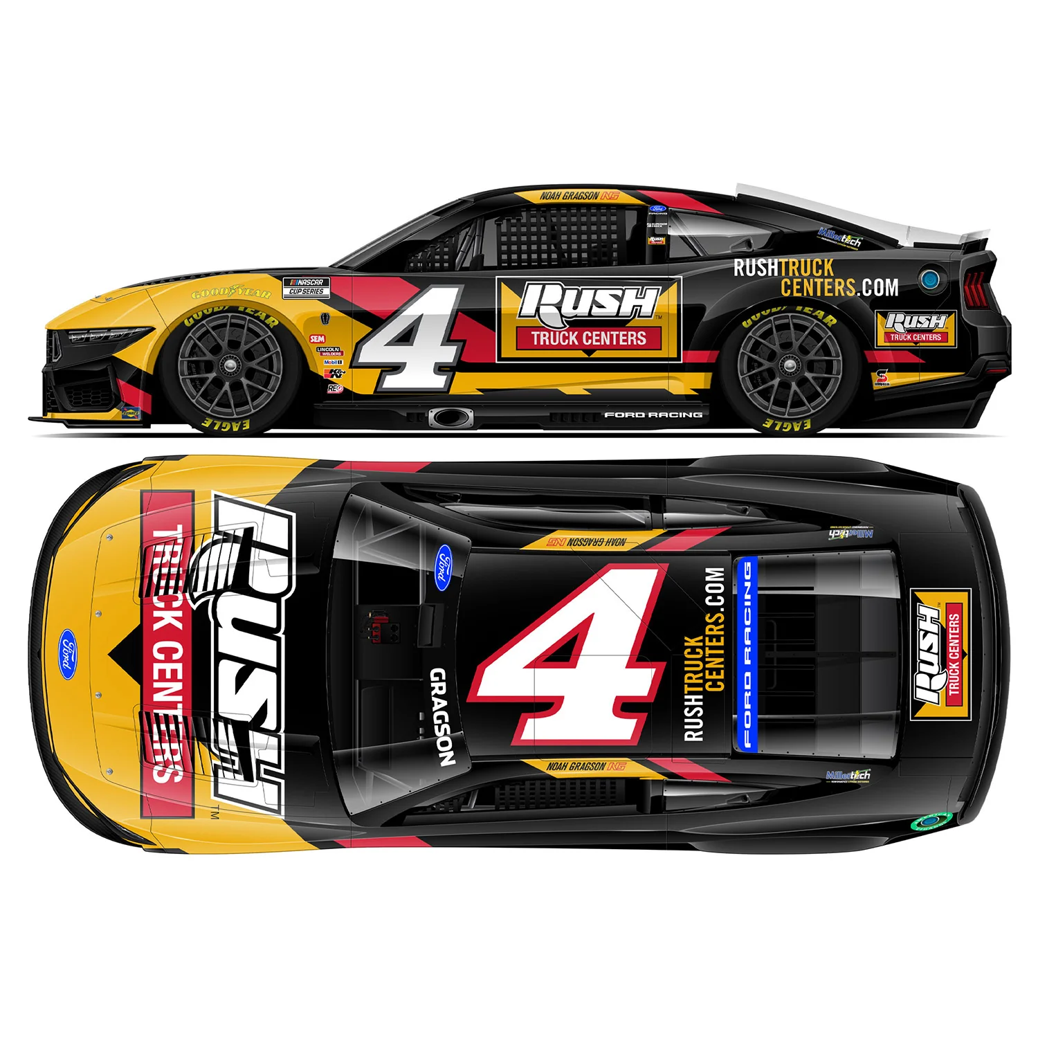 Noah Gragson Rush Truck Centers 1:64 2026 Diecast Car Preorder - Currently Projected August - Image 2