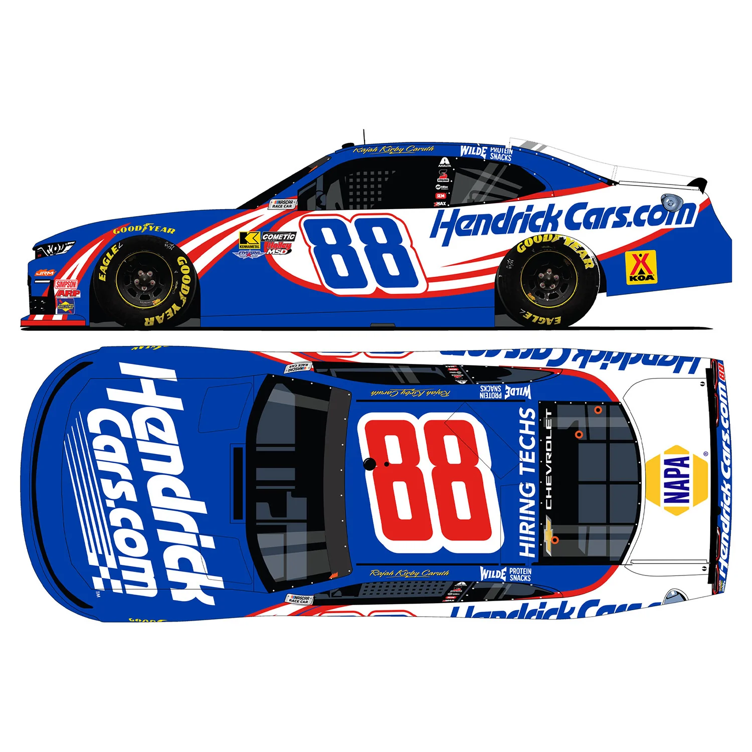 Rajah Caruth HendrickCars 1:64 2026 Diecast Car Preorder - Currently Projected July - Image 2