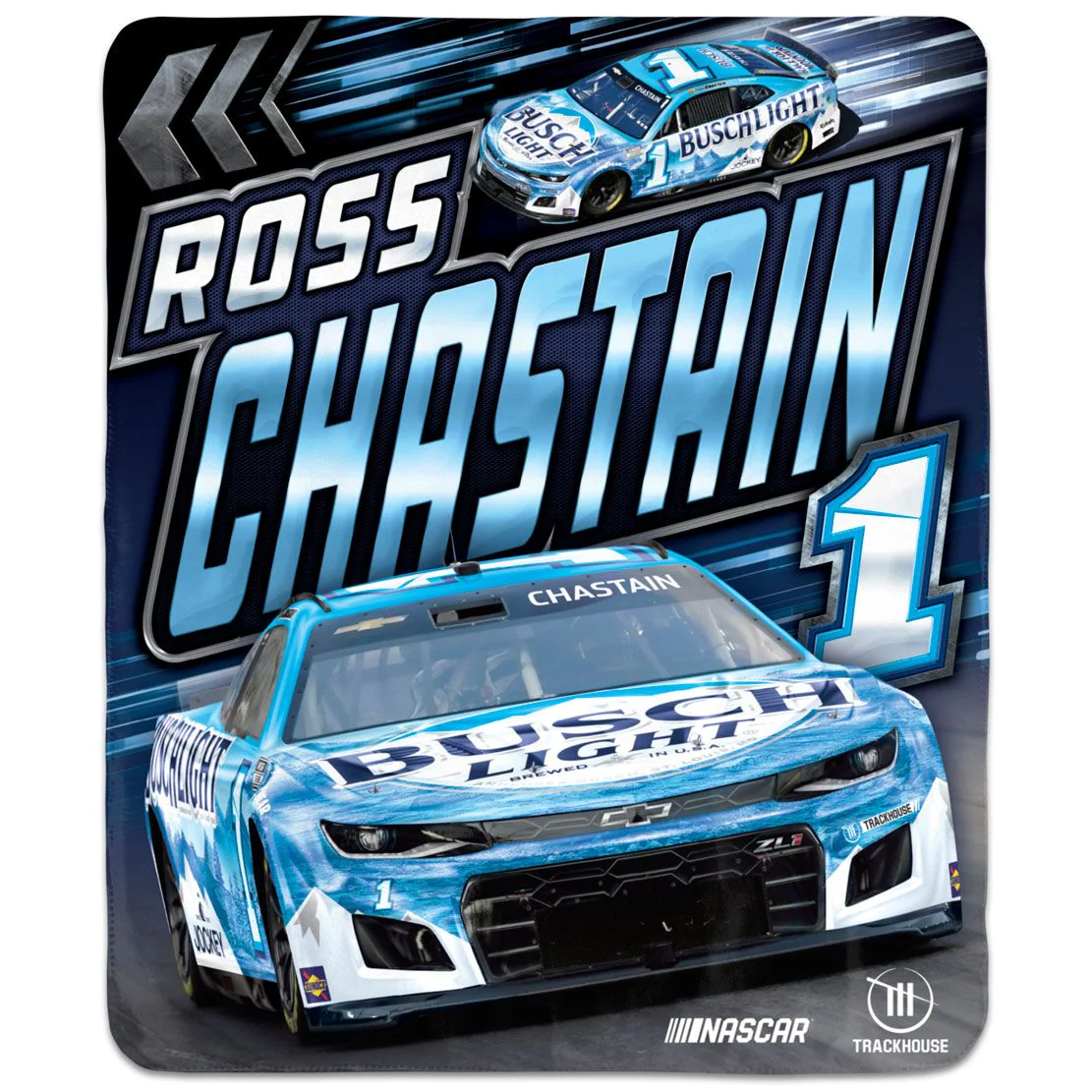 Ross Chastain Busch Light 50x60 Winning Image Blanket