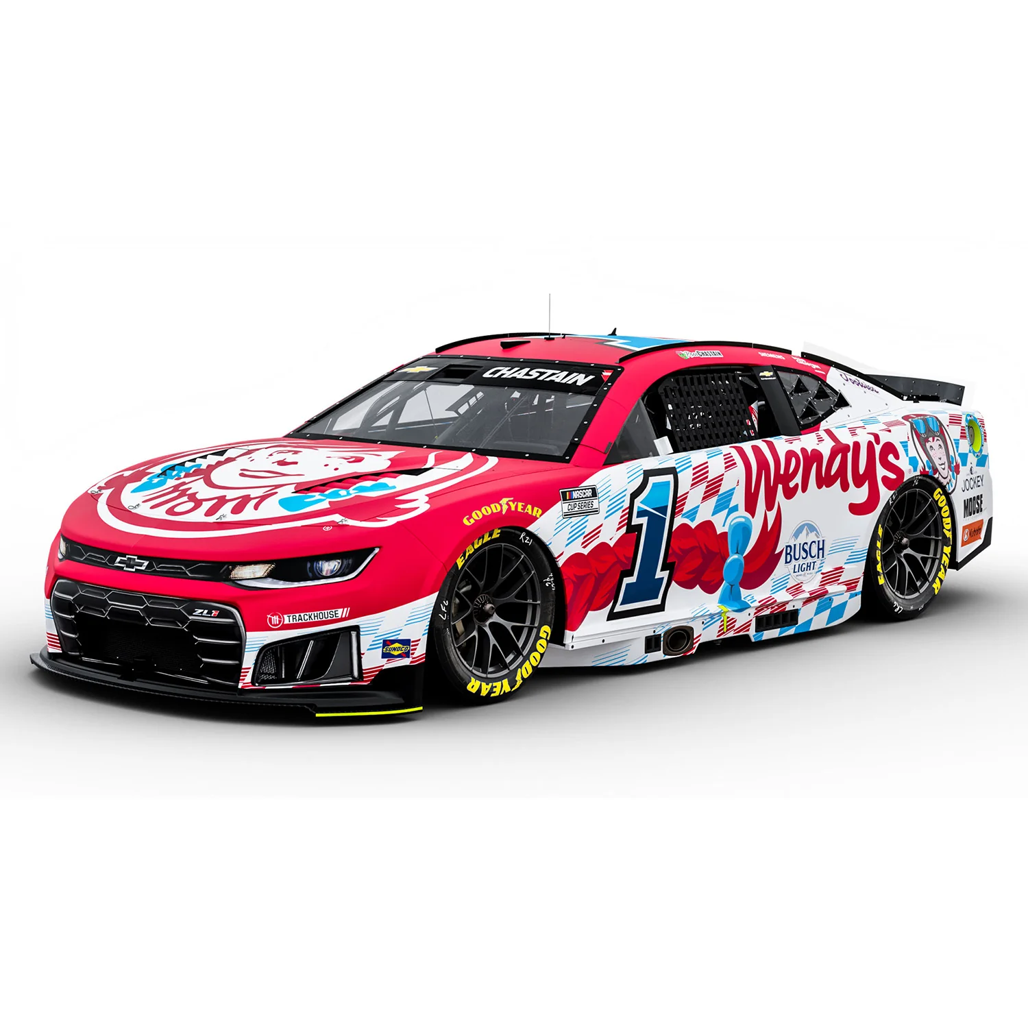 Ross Chastain ELITE Wendy's 1:24 2026 Diecast Car Preorder - Currently Projected September