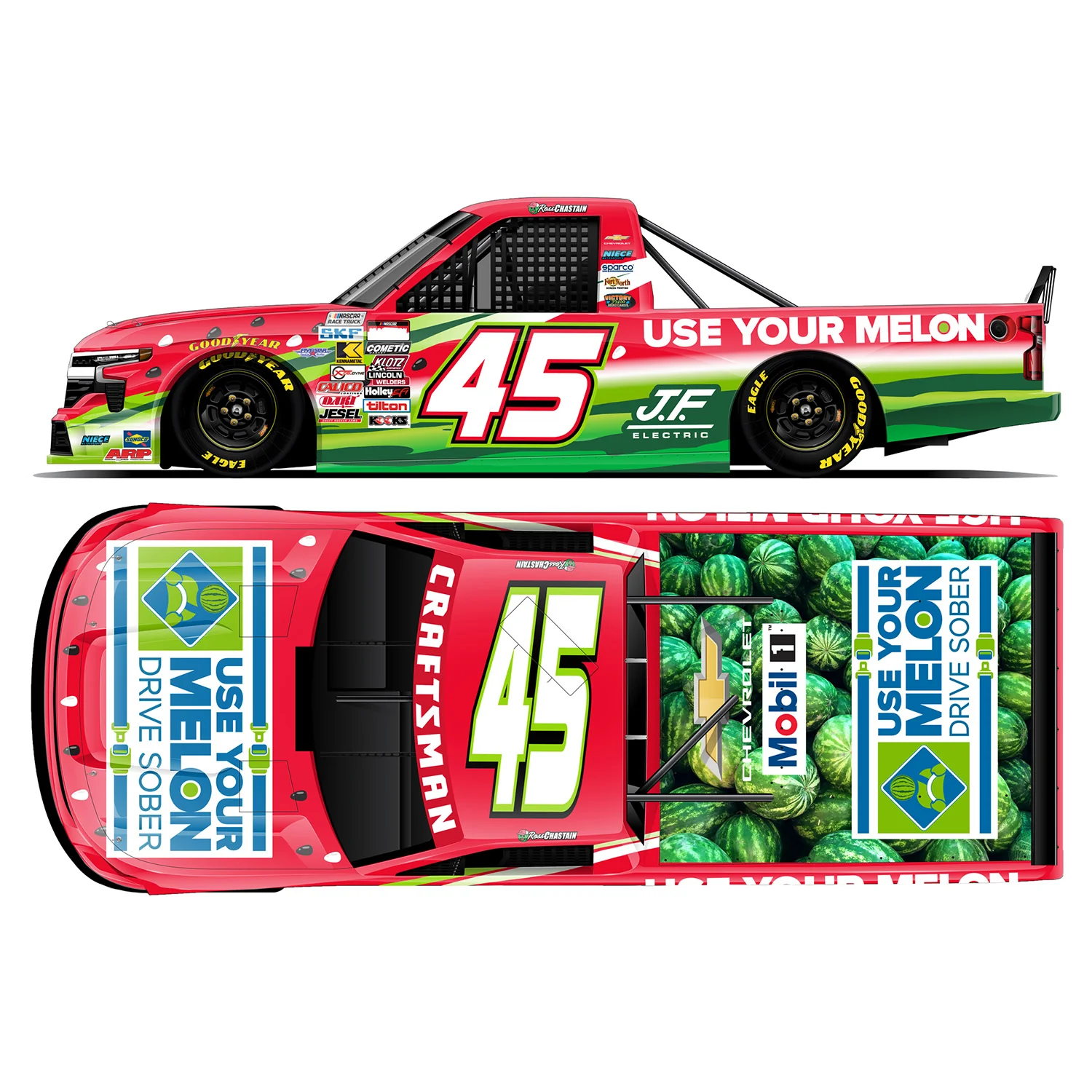 Ross Chastain Use Your Melon 1:64 2026 Diecast Truck Preorder - Currently Projected November
