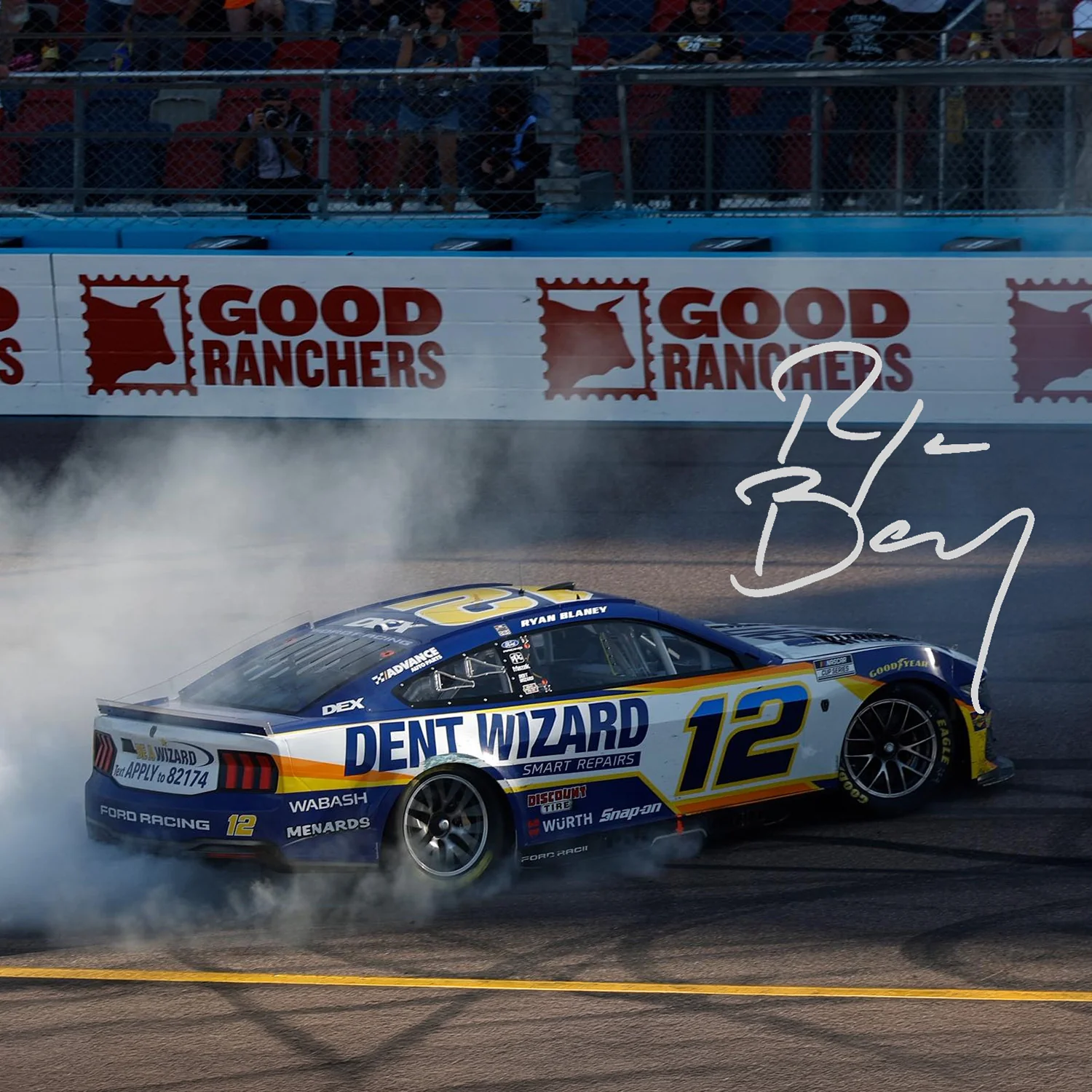 Ryan Blaney Autographed Phoenix Race Win 1:24 Standard 2026 Diecast Car Preorder - Currently Projected October - Image 2