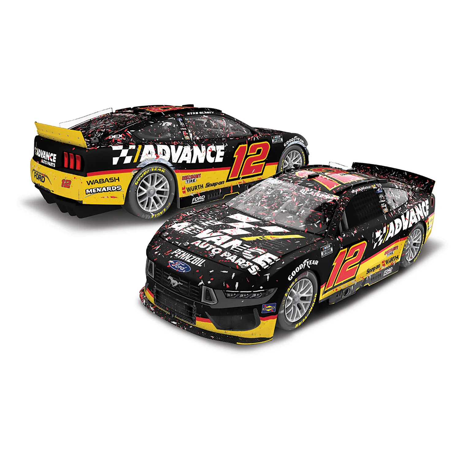 Ryan Blaney Daytona Race Win 1:24 Standard 2025 Diecast Car Preorder - Currently Projected June