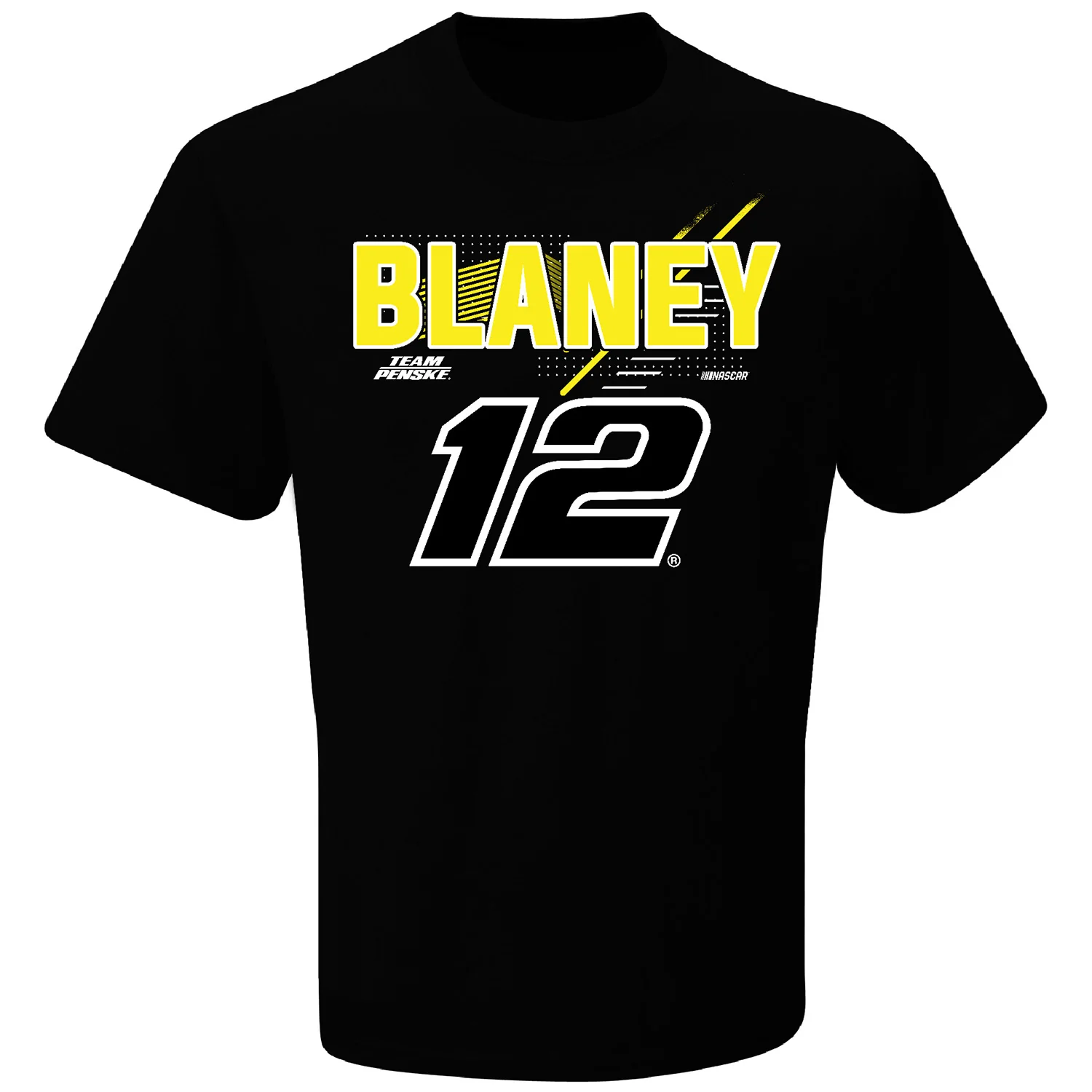 Ryan Blaney Name and #12 T-Shirt Black - Sale