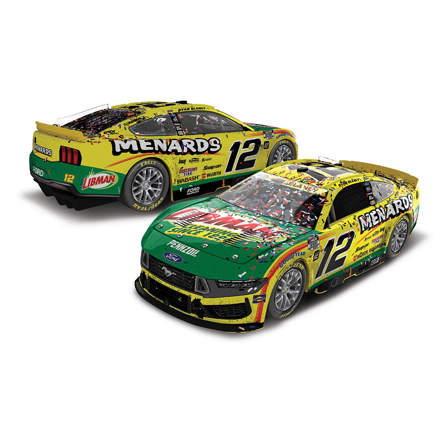 Ryan Blaney New Hampshire Race Win 1:64 2025 Diecast Car Preorder - Currently Projected June