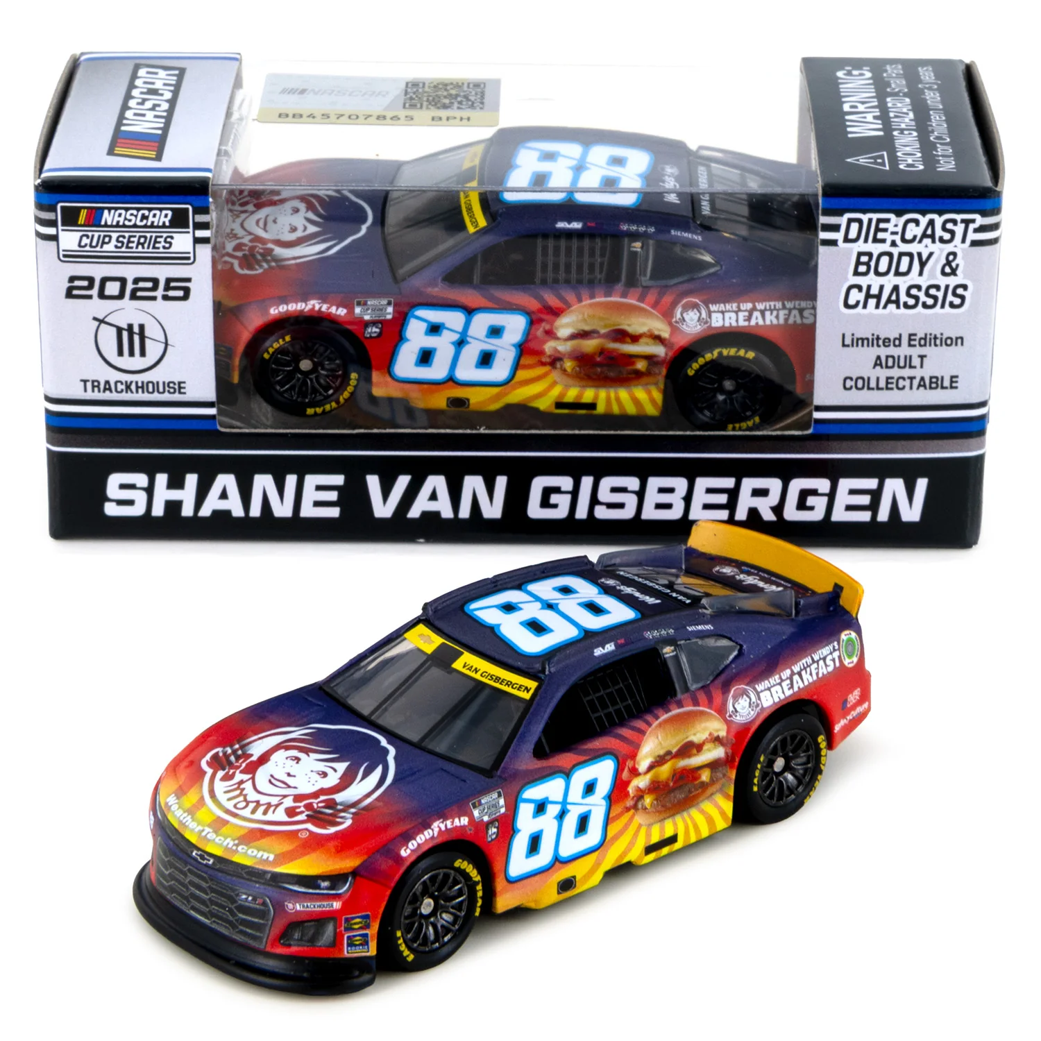 Shane van Gisbergen Wendy's Baconator 1:64 2025 Diecast Car