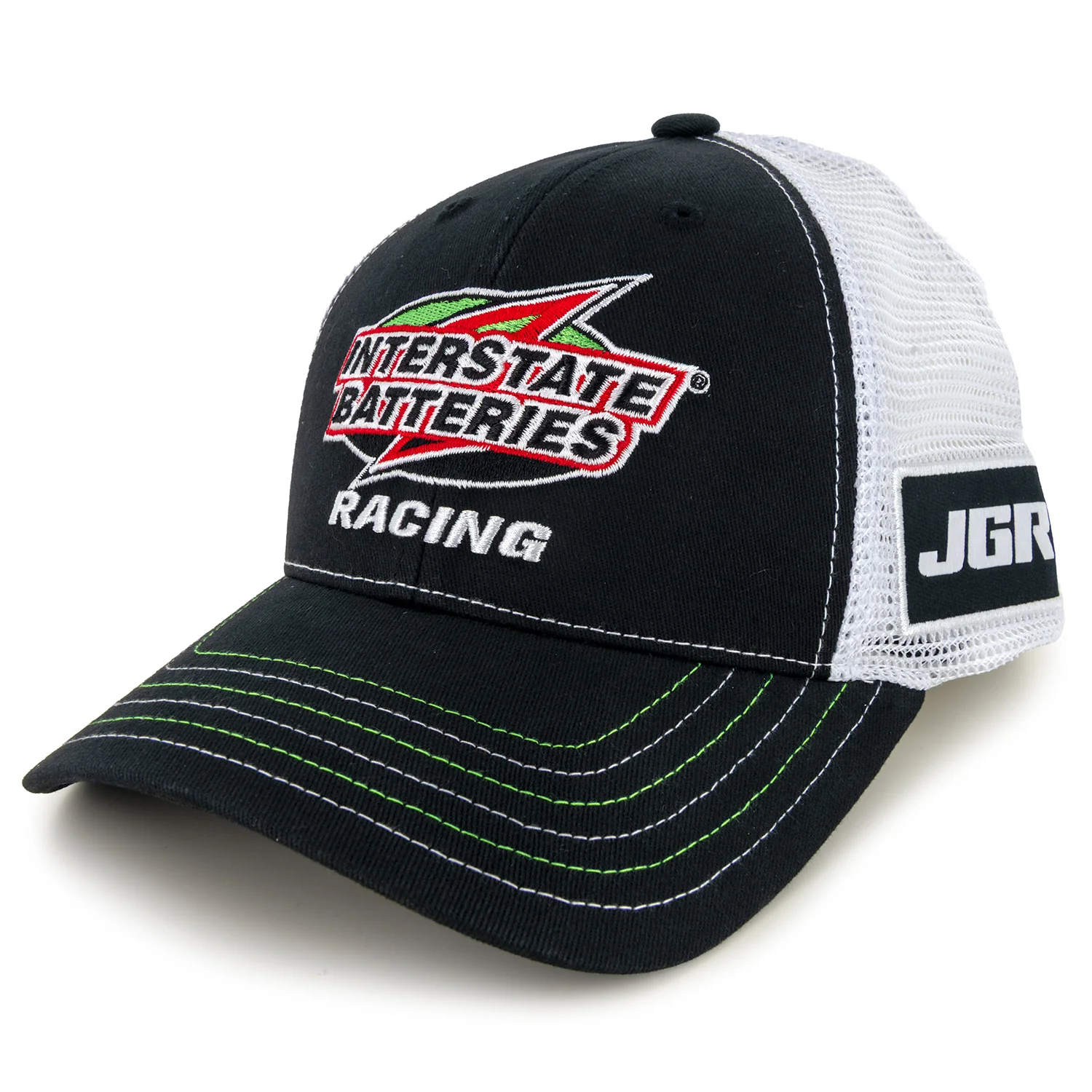 Ty Gibbs Interstate Batteries Racing Mesh Hat Black/White