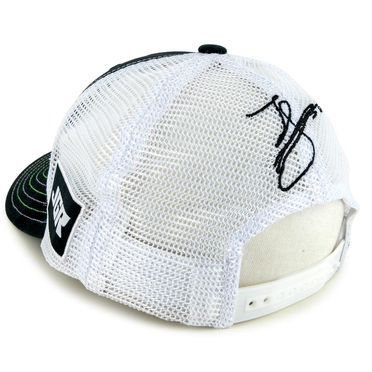 Ty Gibbs Interstate Batteries Racing Mesh Hat Black/White - Image 4