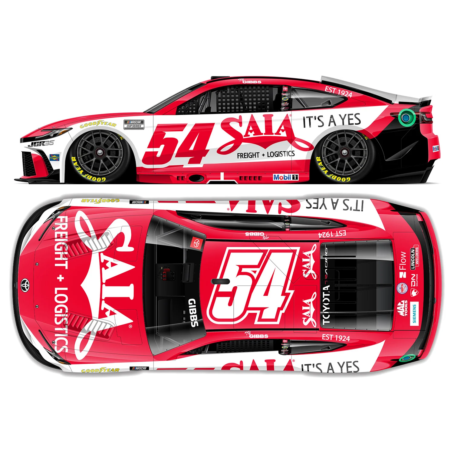 Ty Gibbs Saia 1:24 Standard 2026 Diecast Car Preorder - Currently Projected September - Image 2