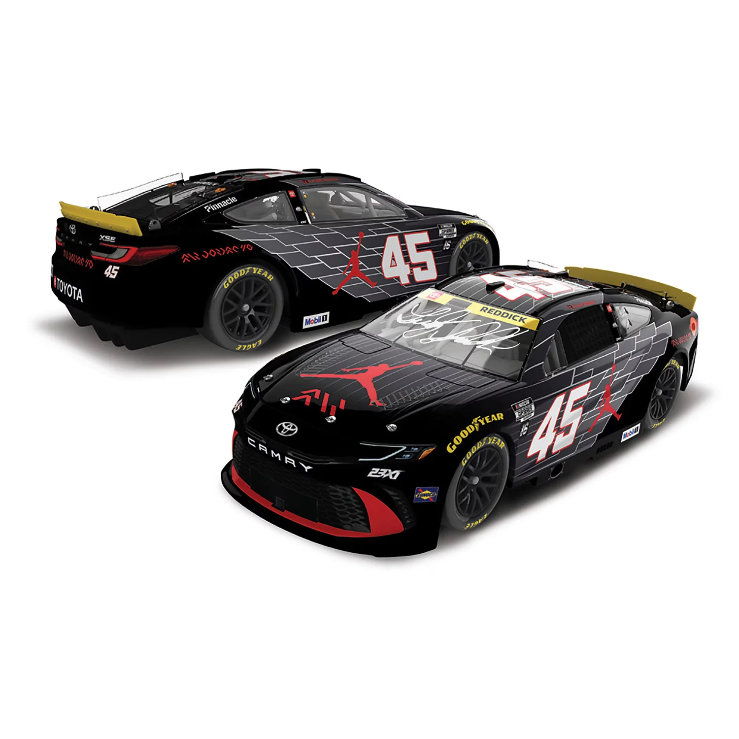 Tyler Reddick Autographed Jordan Brand AJ40 (Air Jordan 40) 1:24 Standard 2025 Diecast Car Preorder - Currently Projected June