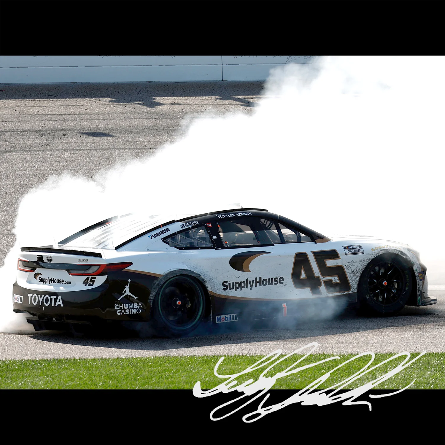 Tyler Reddick Autographed Kansas Race Win 1:24 Standard 2026 Diecast Car Preorder - Currently Projected November