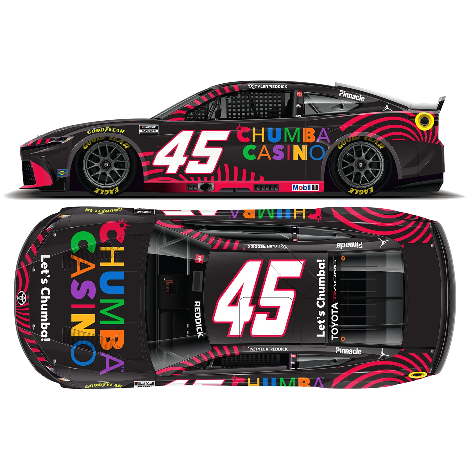 Tyler Reddick Chumba Casino 1:64 2026 Diecast Car Preorder - Currently Projected September - Image 2